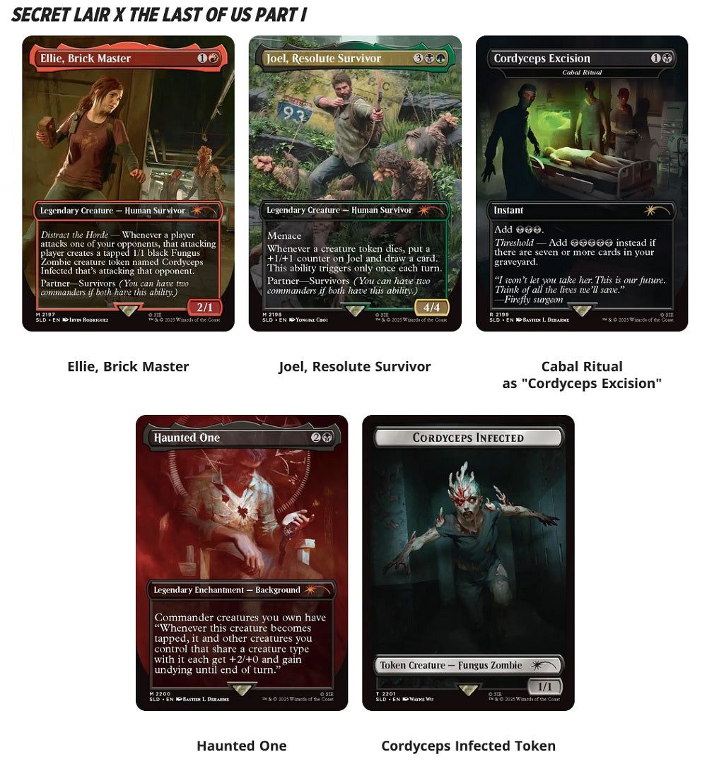 MTG SECRET LAIR PLAYSTATION SUPER DROP THE LAST OF US PART I: CHASING HOPE REGULAR | 195166308678
