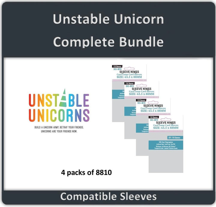 SK SLEEVE BUNDLE UNSTABLE UNICORNS COMPLETE | 801499336812