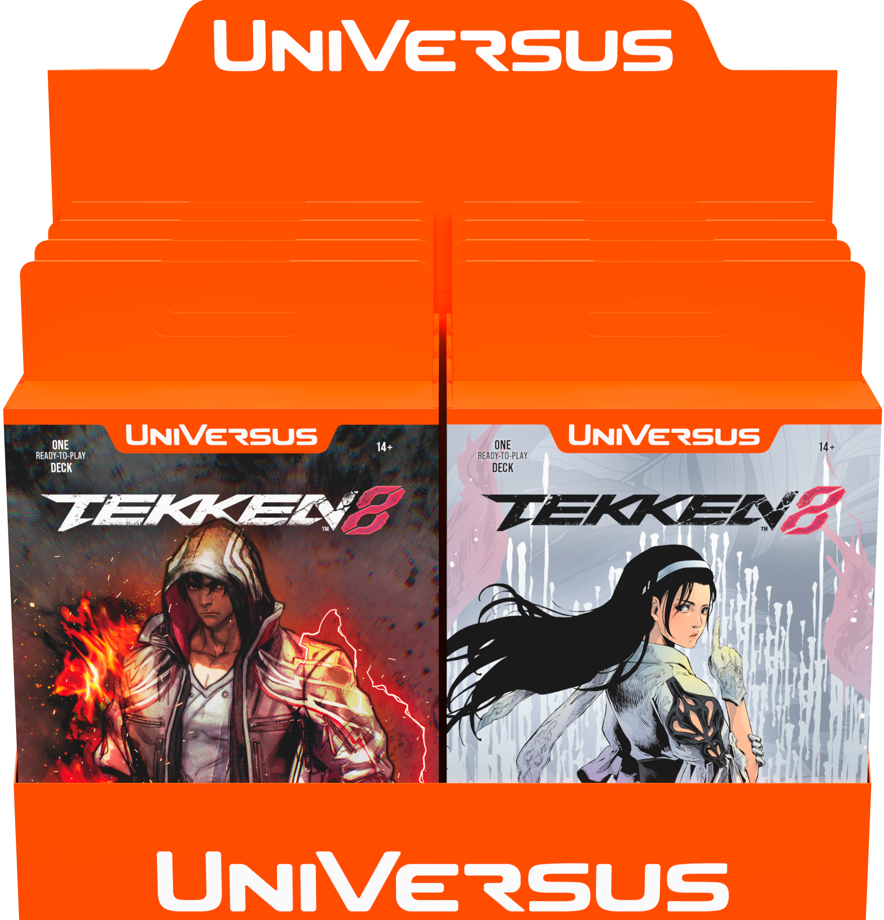 UniVersus CCG: Tekken 8- Clash Deck Display- Jin & Jun | 810155270872