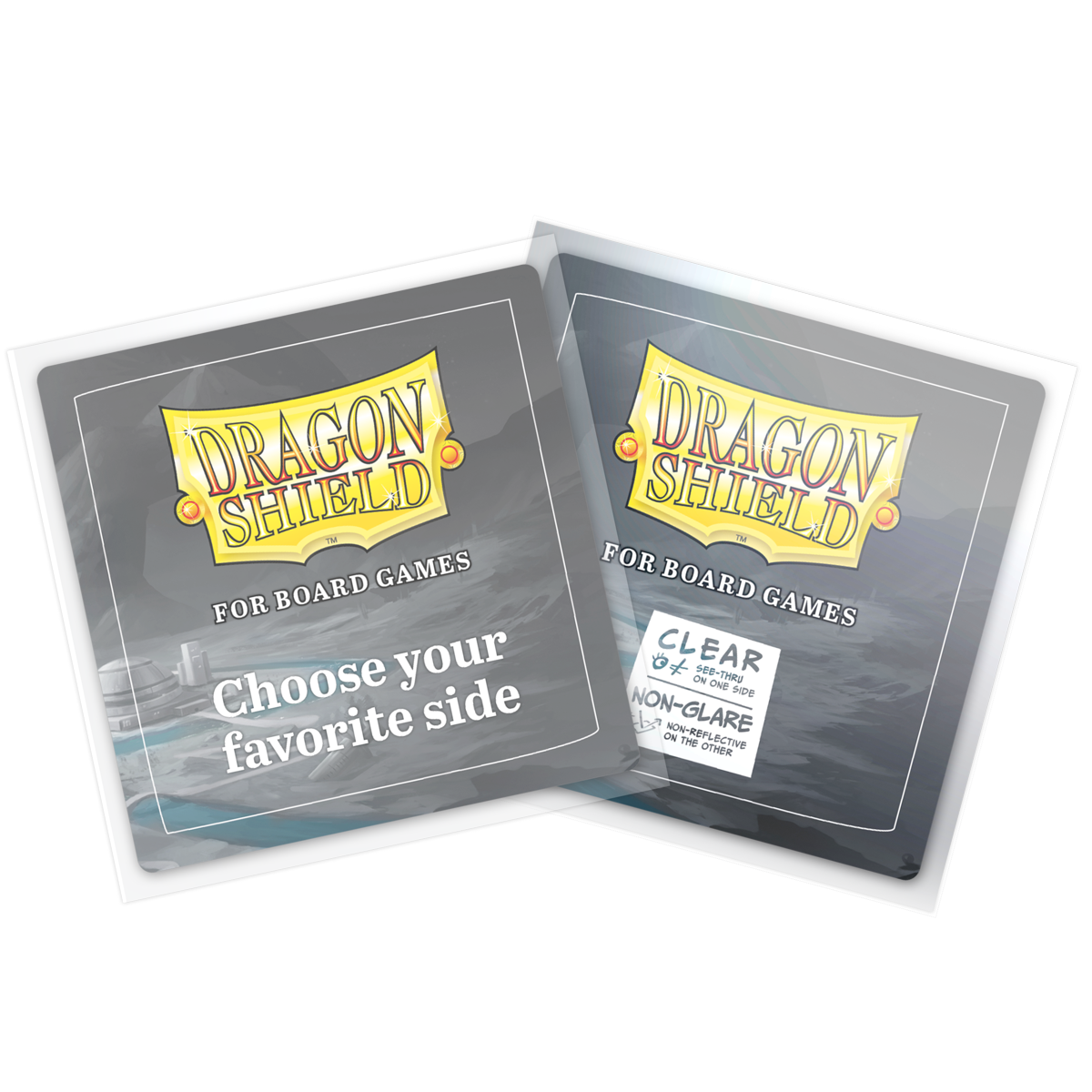 DRAGON SHIELD BG SLEEVES SQUARE 100CT | 5706569602079