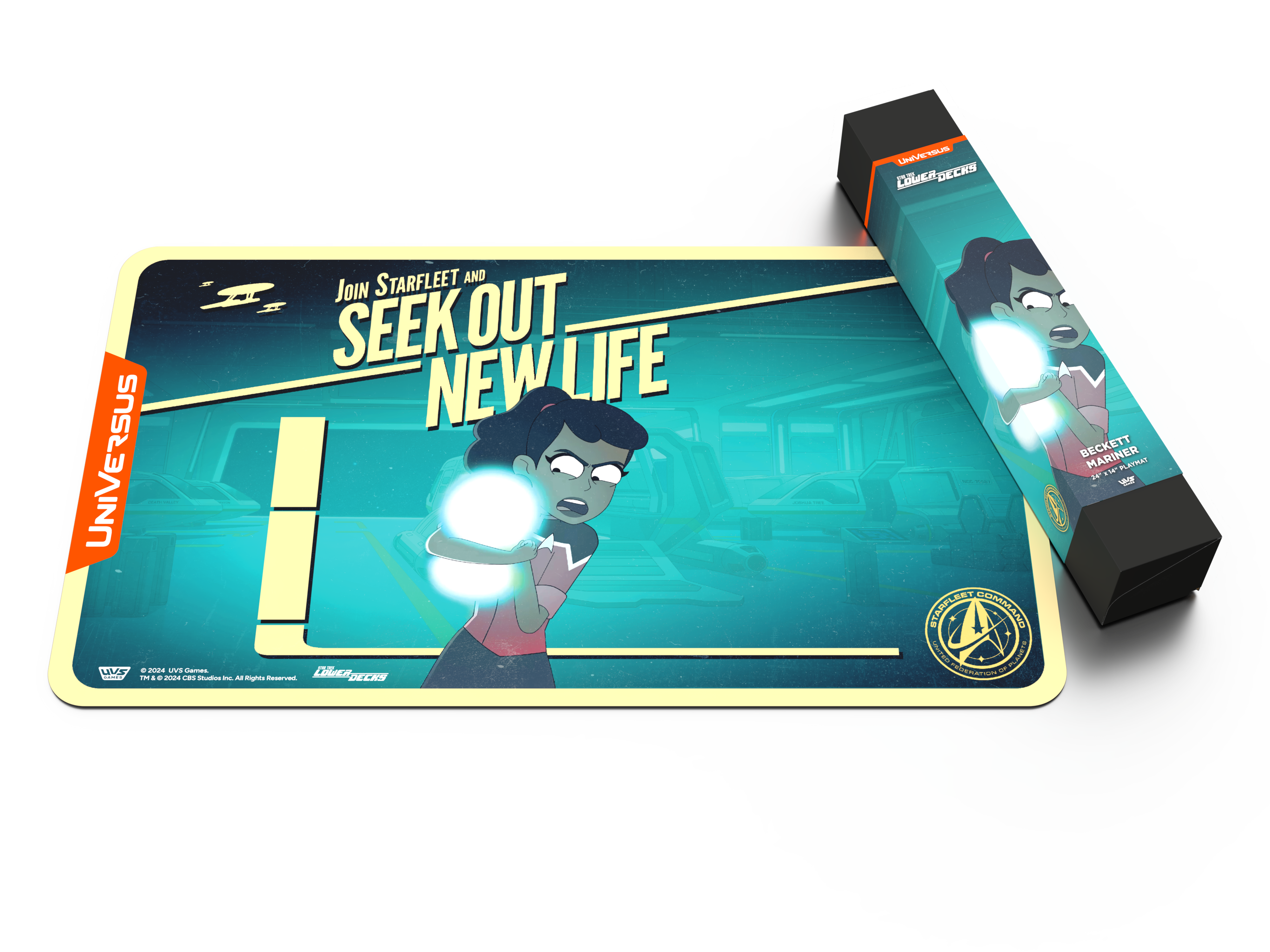 Universus CCG: Star Trek Lower Decks Challenger Series- Mariner Playmat | 810155271916