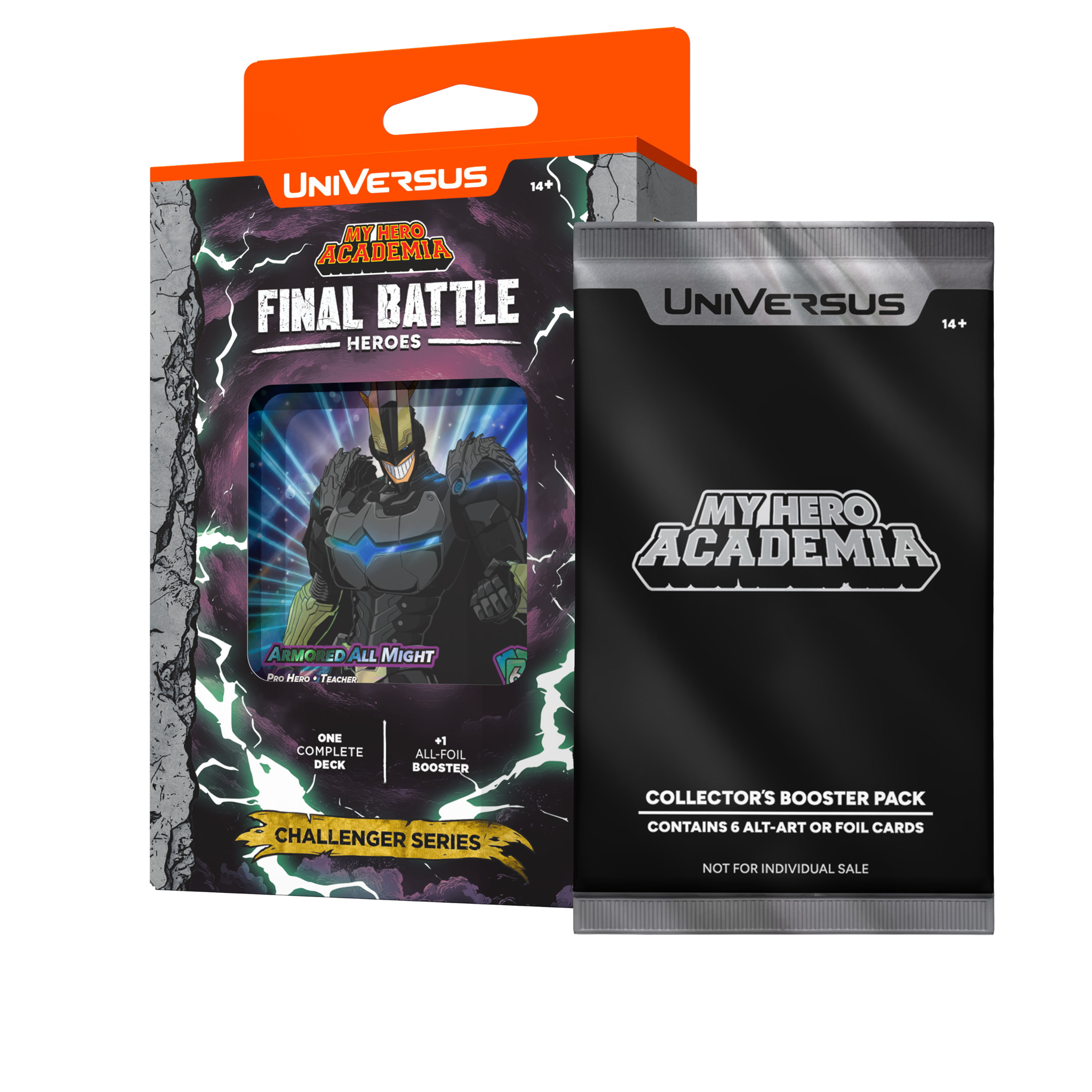MY HERO ACADEMIA CCG FINAL BATTLE CHALLENGER SERIES 4CT DISPLAY | 810155274627