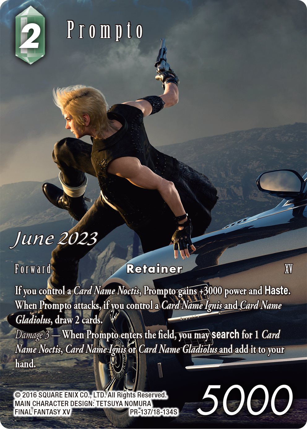 Final Fantasy TCG: Organized Play Kit- PR-137 Prompto | 662248846460