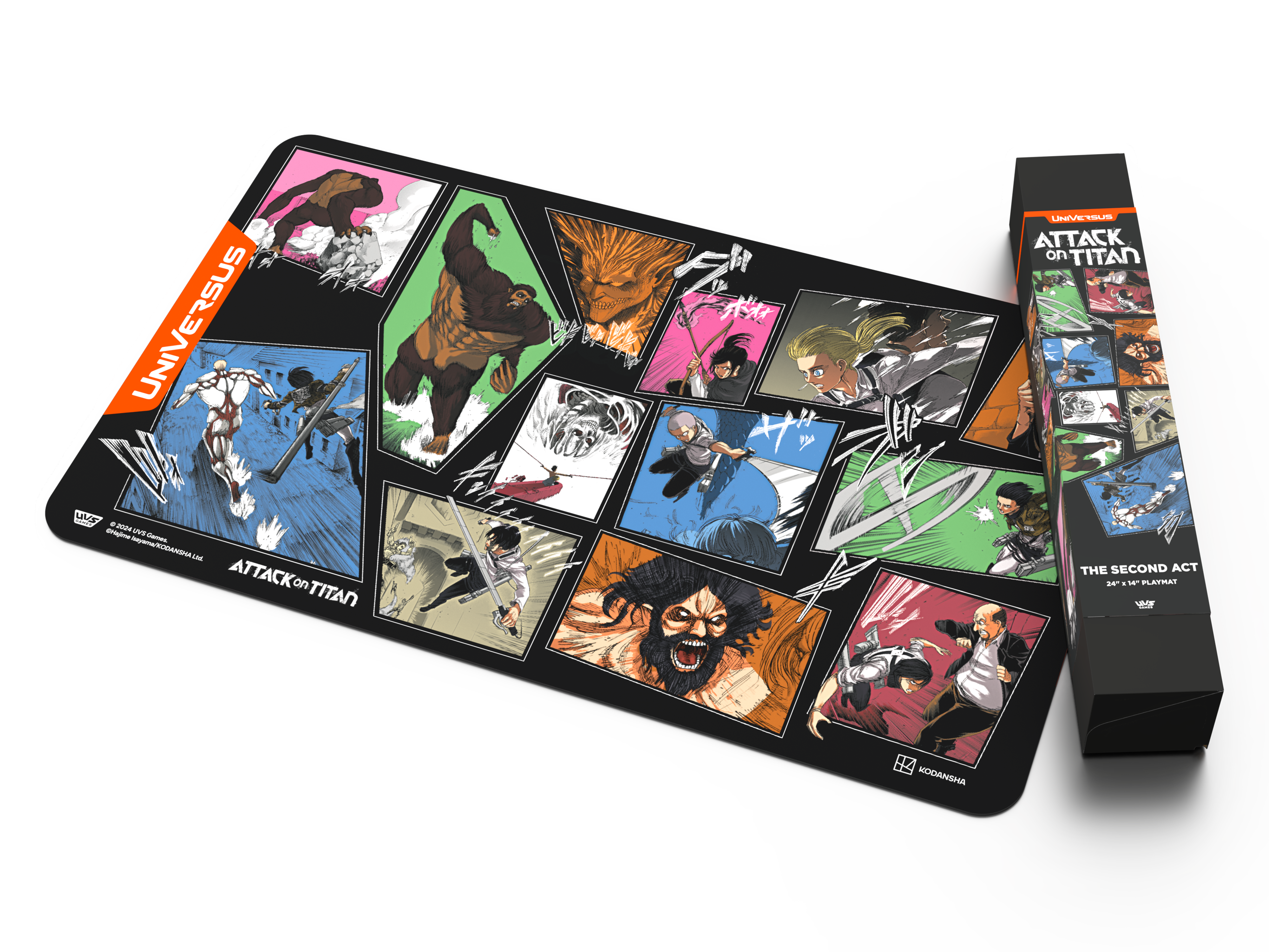 UniVersus CCG: Attack on Titan Origins of Power- The Second Act Playmat | 810155271480