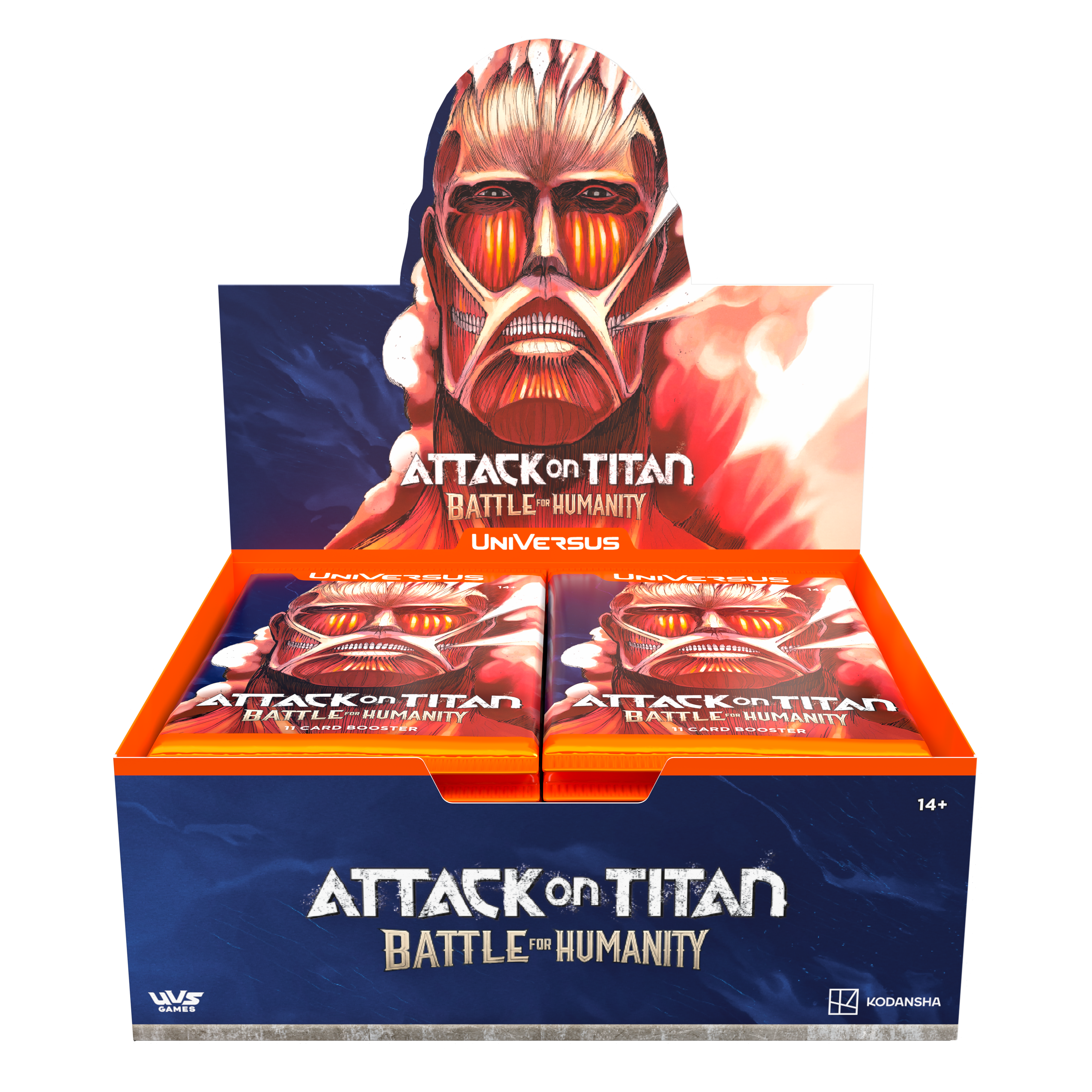 UniVersus CCG: Attack on Titan Battle for Humanity- Booster Display | 810155270308