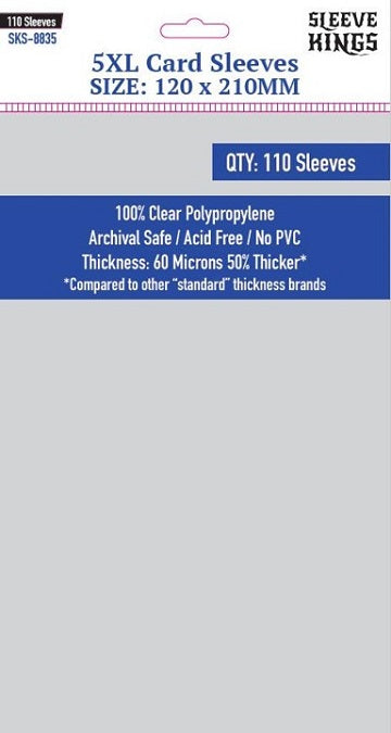SK '5XL' SLEEVES 120MM X 210MM 110CT | 080149927727