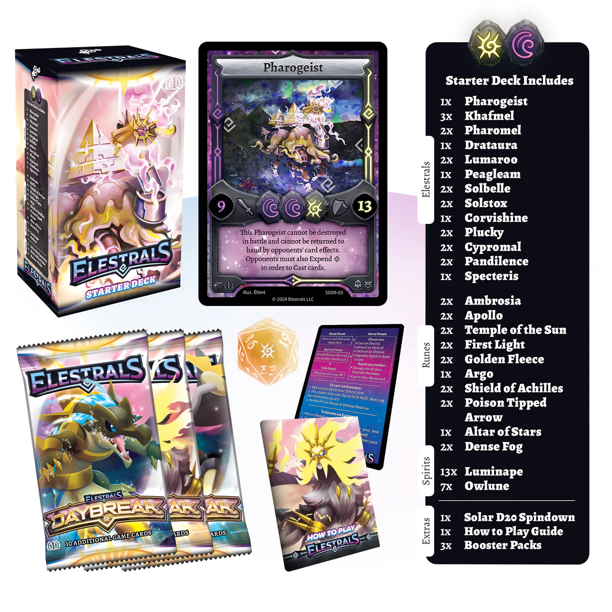 Elestrals: Daybreak- Starter Deck- Pharogeist | 810148650193