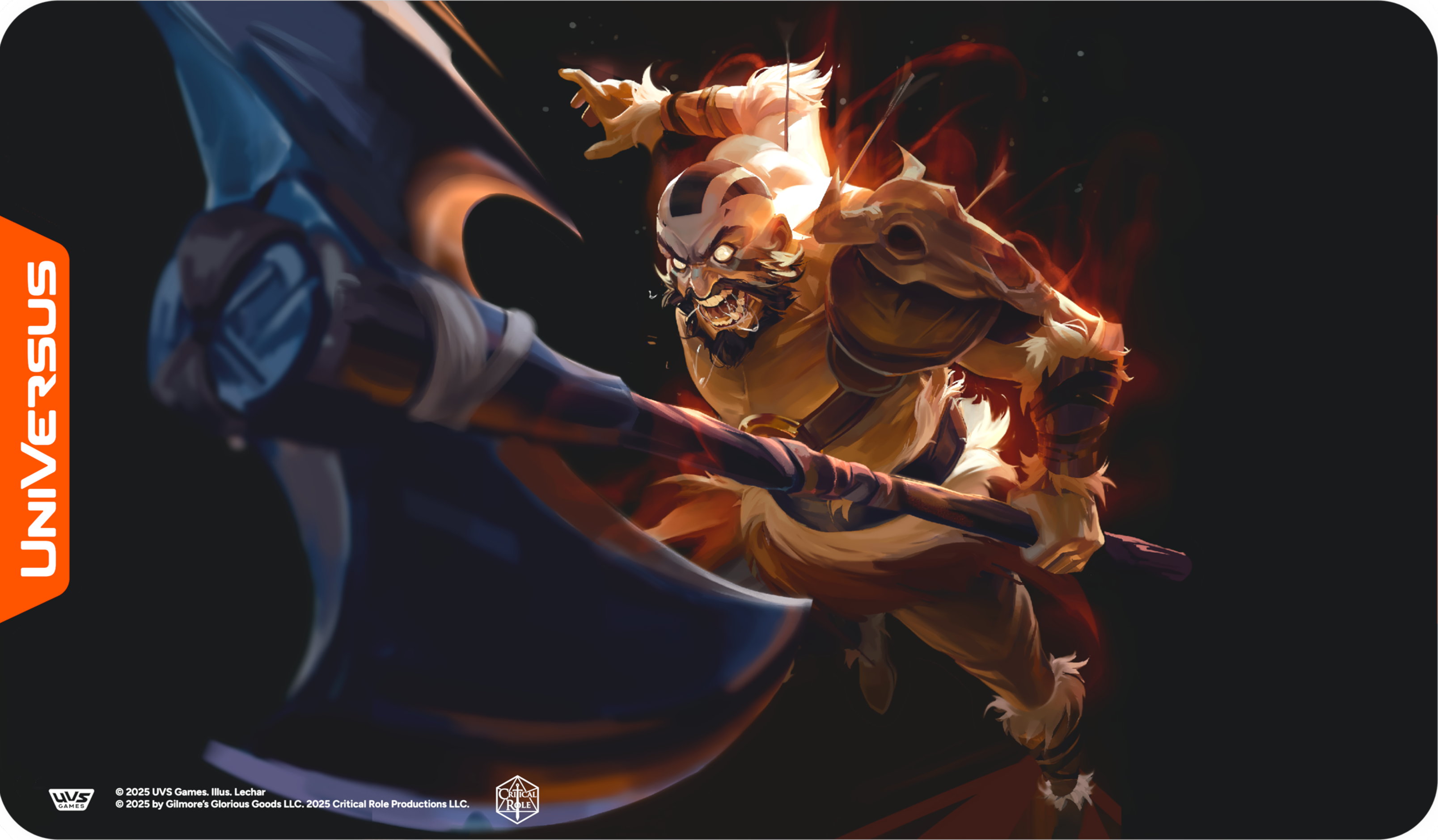 CRITICAL ROLE HEROES OF EXANDRIA PLAYMAT GROG STRONGJAW (6) | 810155272142