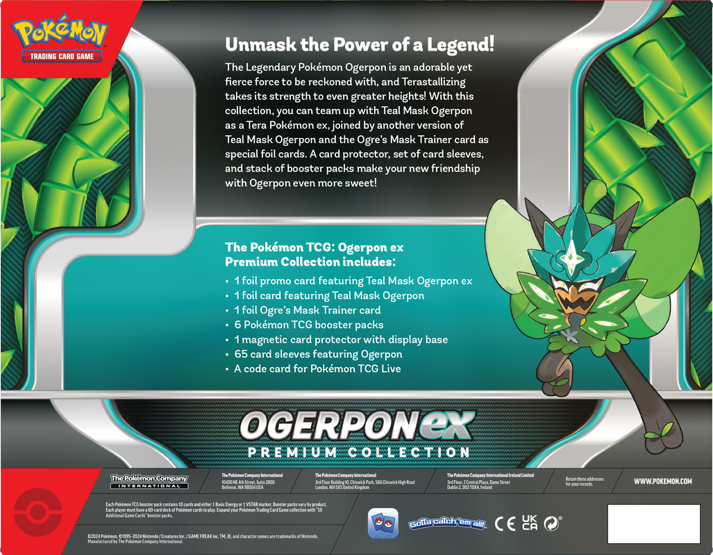 Pokemon - Ogerpon ex Premium Collection Box | 820650413193
