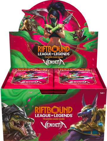 RIFTBOUND LEAGUE OF LEGENDS TCG VENDETTA BOOSTER DISPLAY | 810155275785