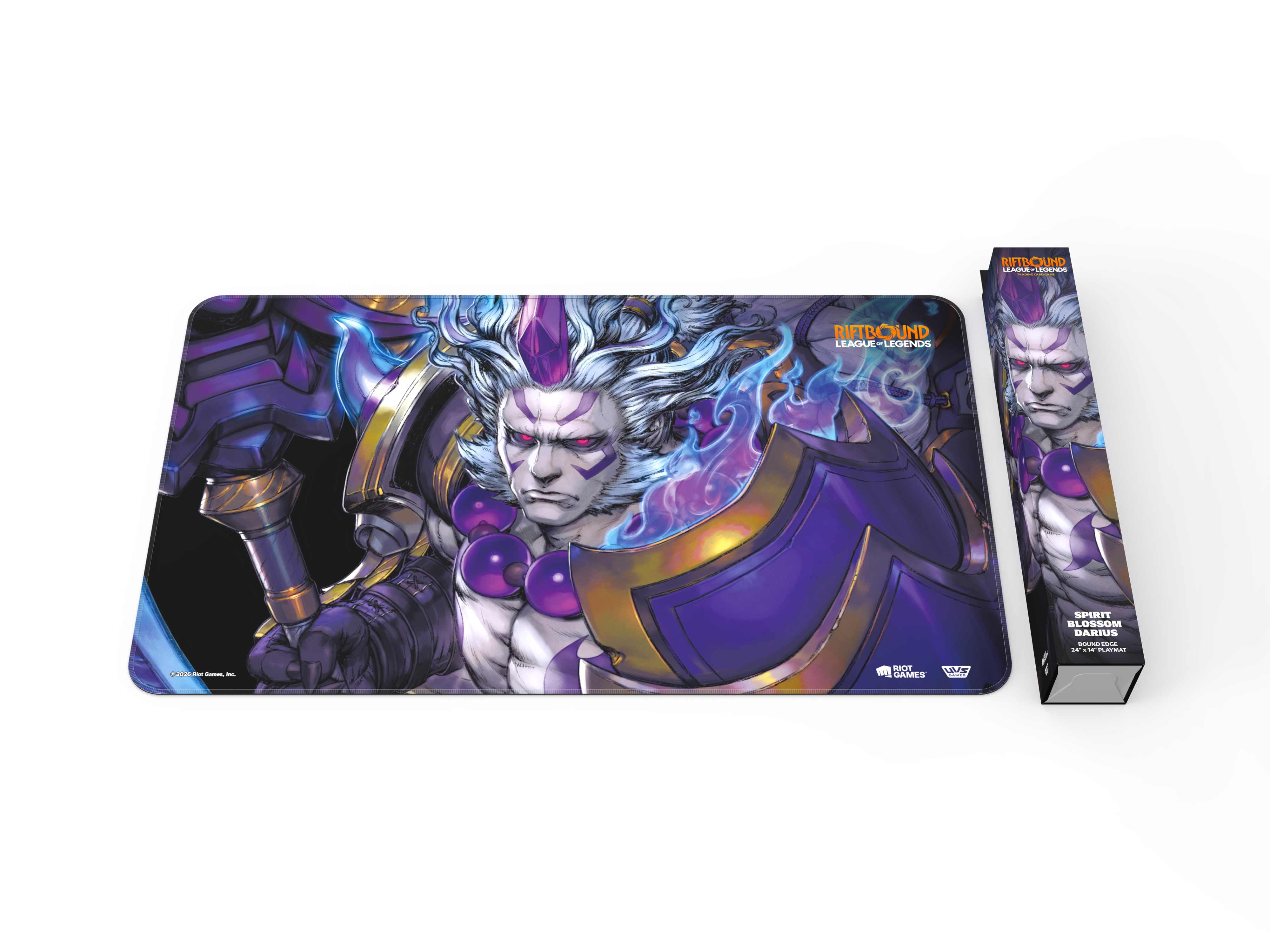RIFTBOUND LEAGUE OF LEGENDS TCG SPIRITFORGED PLAYMAT - SPIRIT BLOSSOM DARIUS | 810155274443