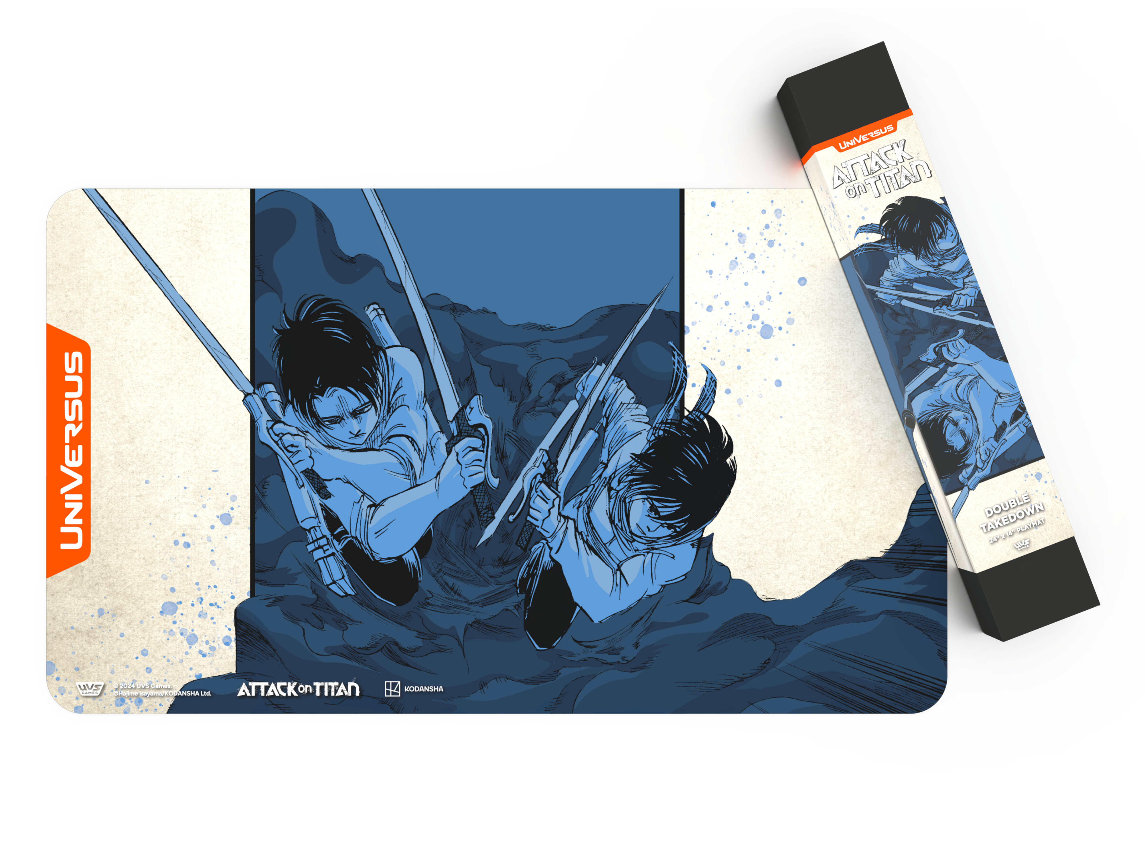 UniVersus CCG: Attack on Titan Origins of Power- Double Takedown Playmat | 810155271510