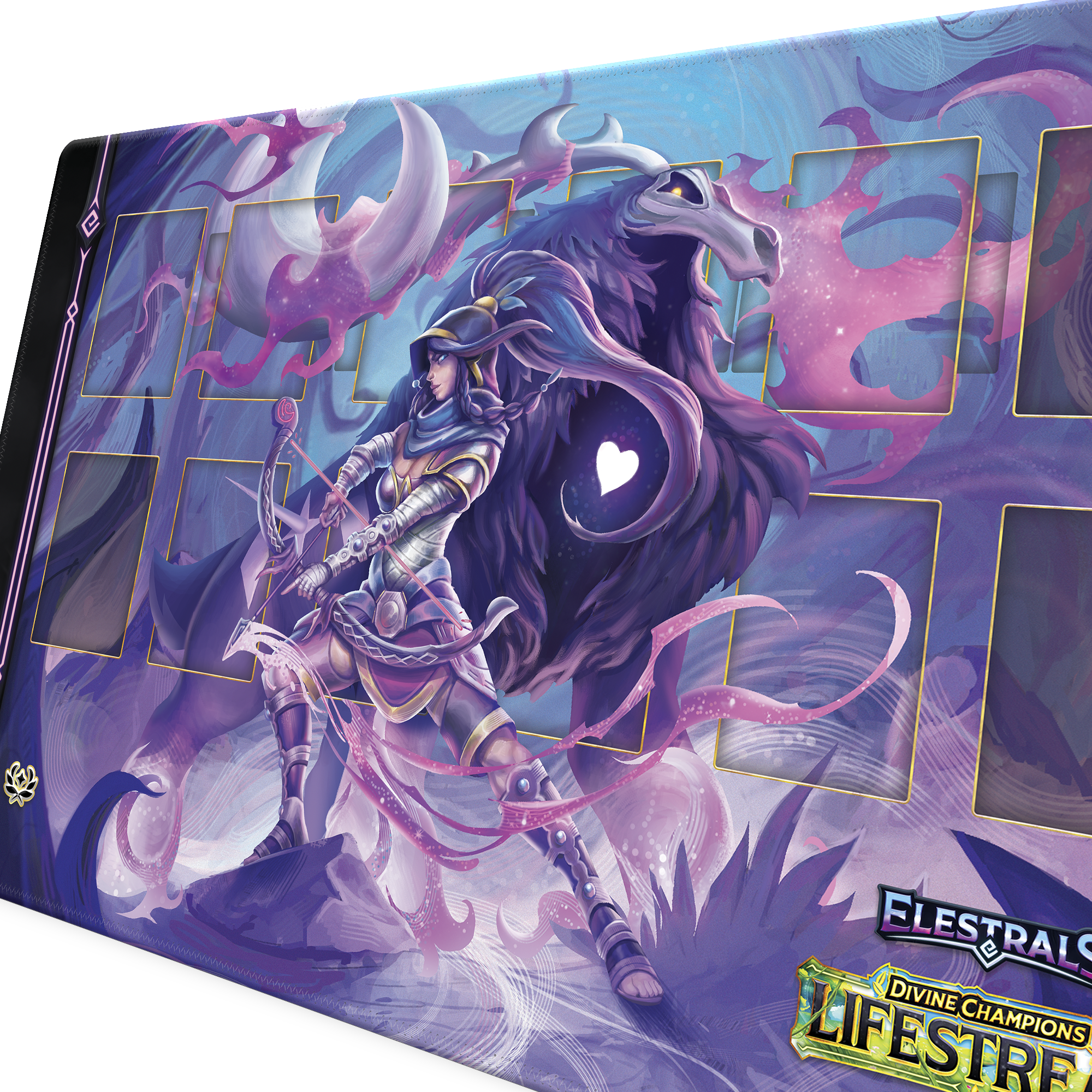 ELESTRALS LIFESTREAM PLAYMAT POSTHUMOOSE CHAMPION OF ARTEMIS