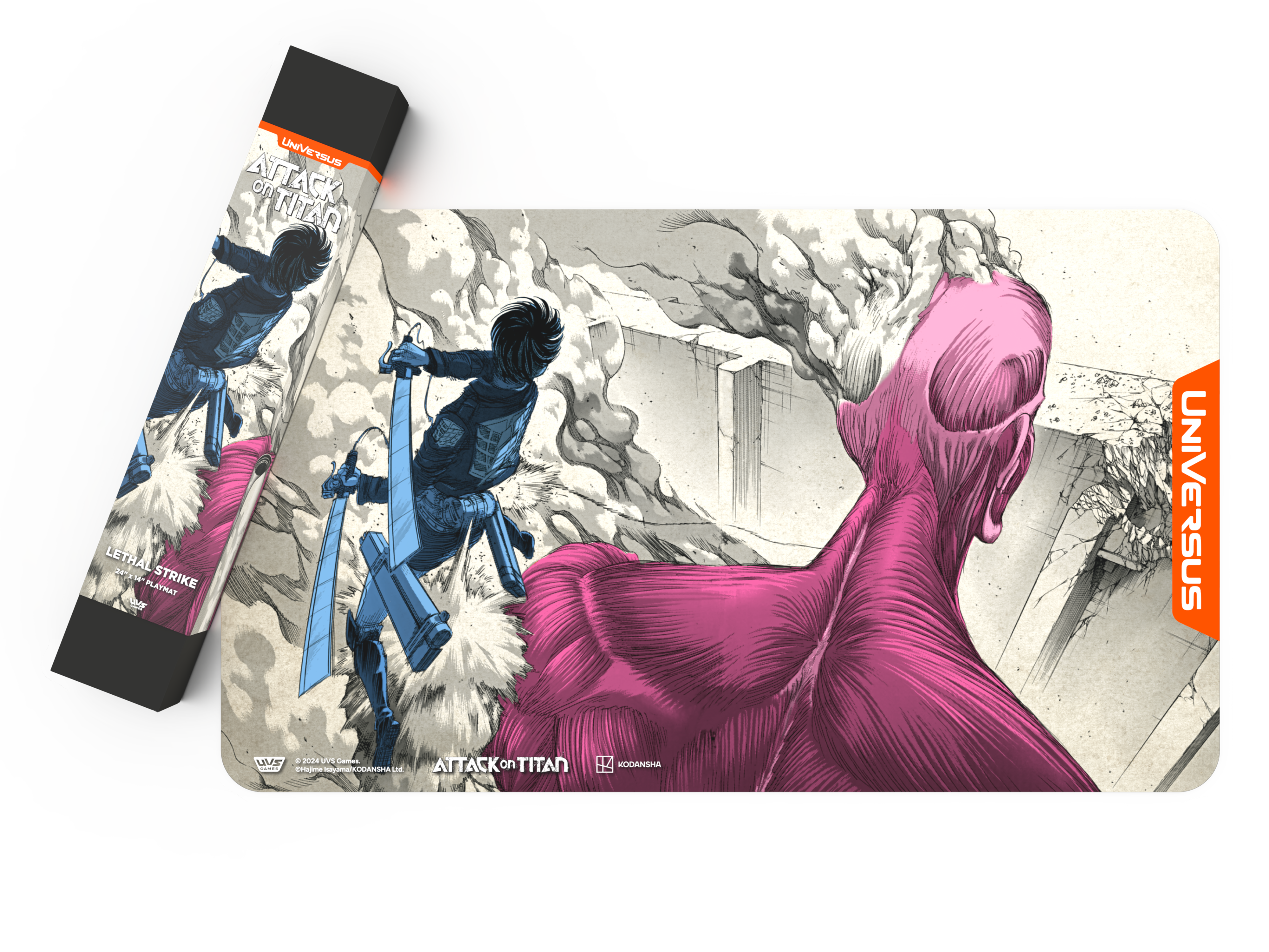 UniVersus CCG: Attack on Titan Origins of Power- Lethal Strike Playmat | 810155271497