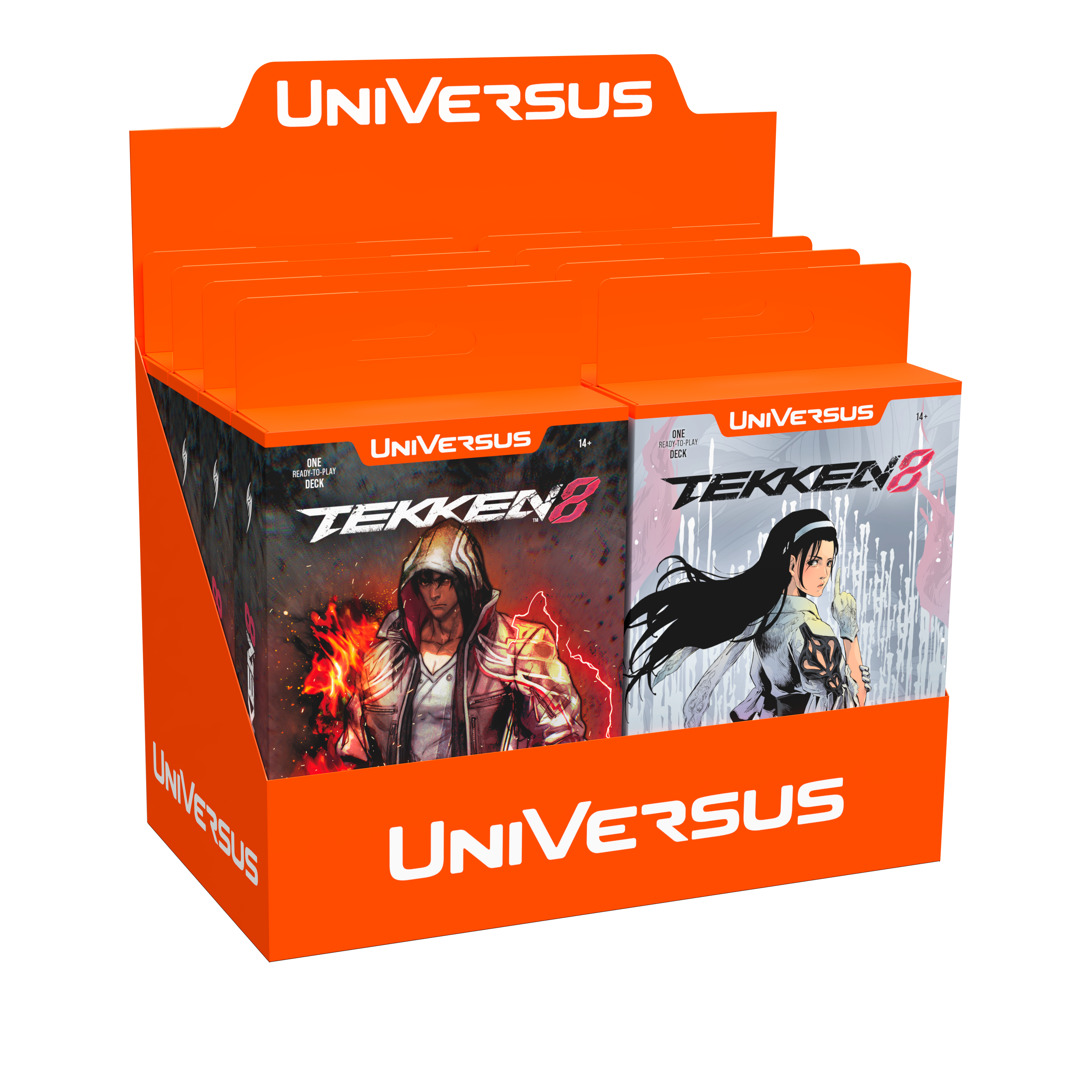 UniVersus CCG: Tekken 8- Clash Deck Display- Jin & Jun | 810155270872