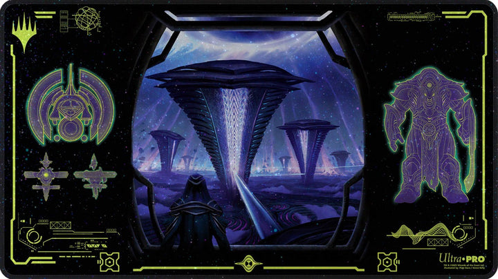UP PLAYMAT MTG EDGE OF ETERNITIES BLACK HOLOFOIL | 074427388850