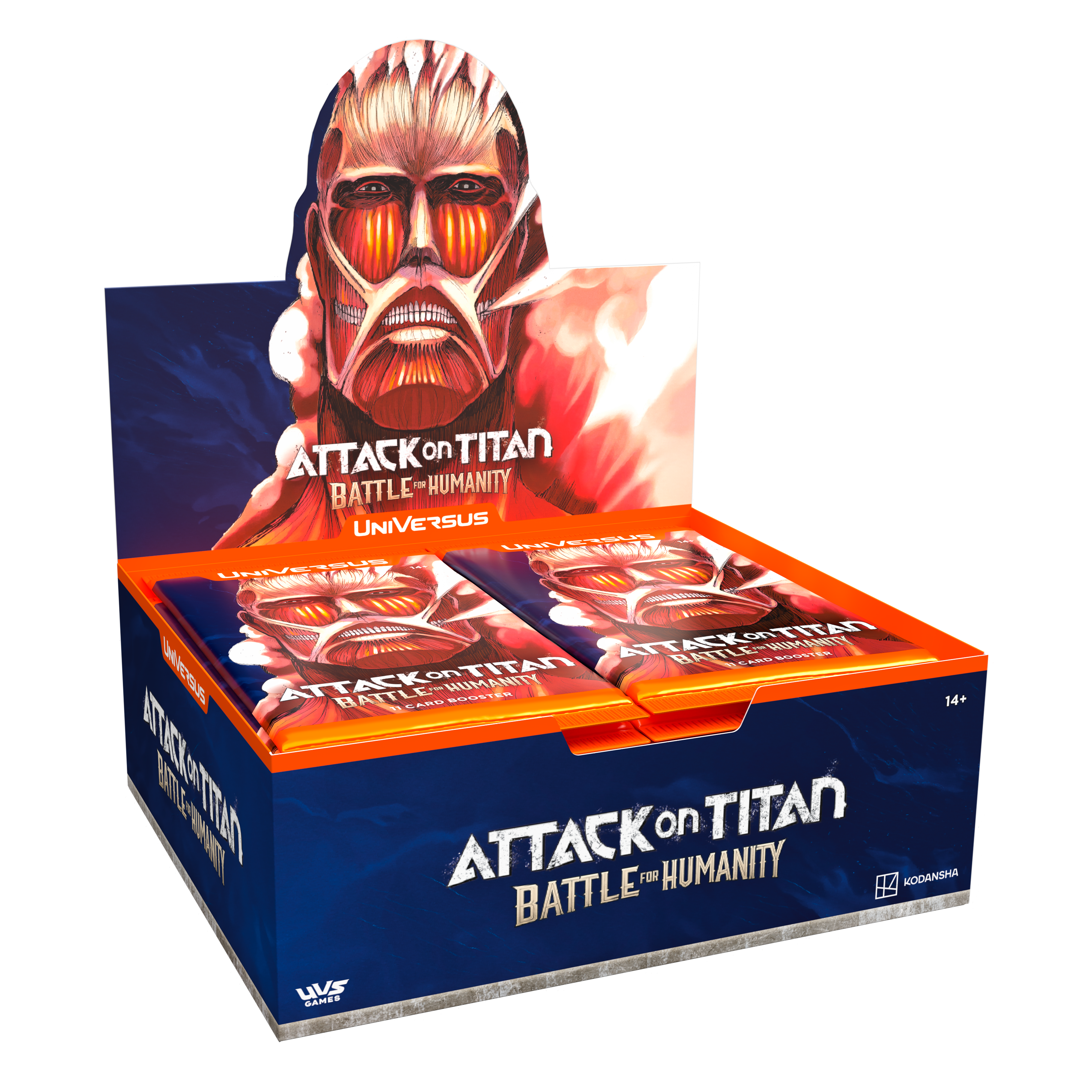UniVersus CCG: Attack on Titan Battle for Humanity- Booster Display | 810155270308