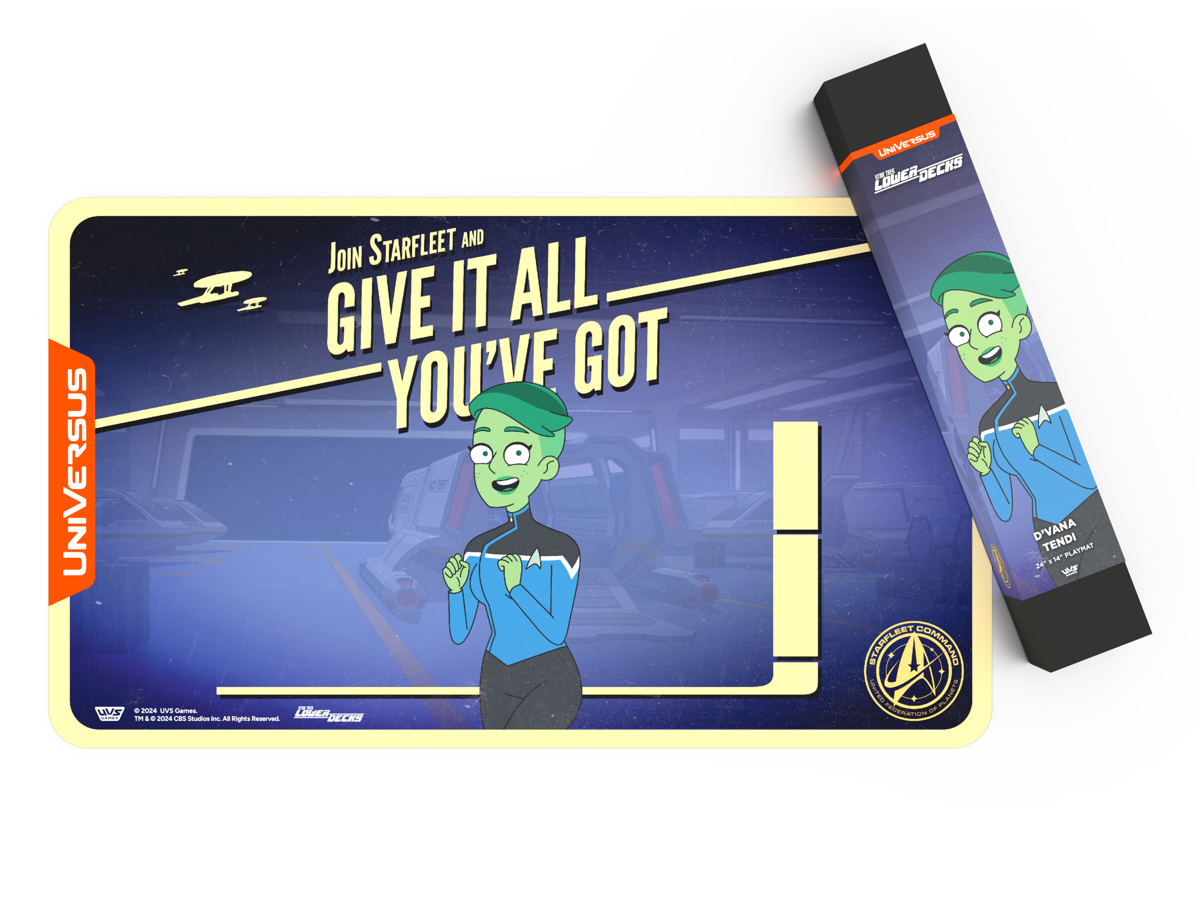 Universus CCG: Star Trek Lower Decks Challenger Series- Tendi Playmat | 810155271954