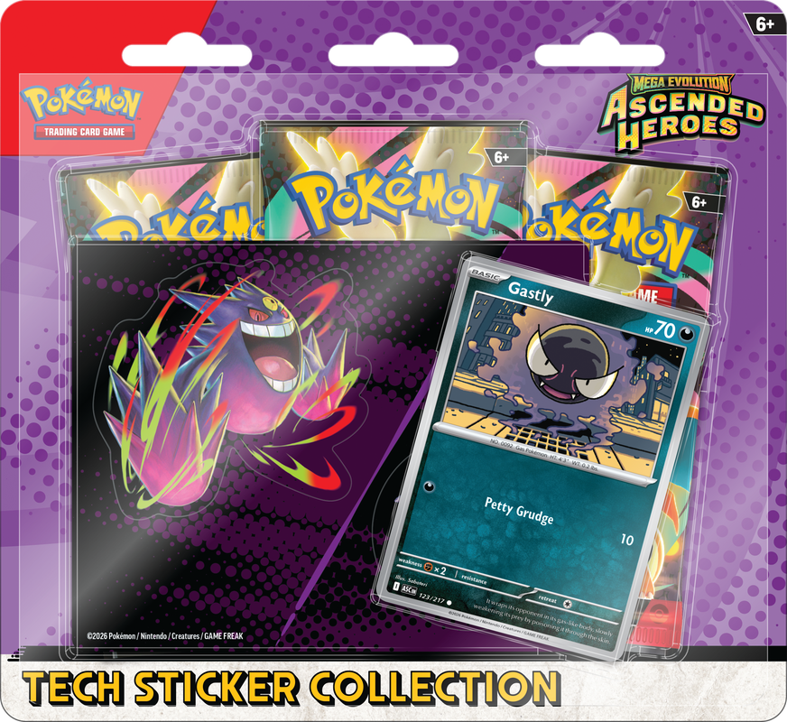 POKEMON ME2.5 ASCENDED HEROES TECH STICKER COLLECTION | 196214141278