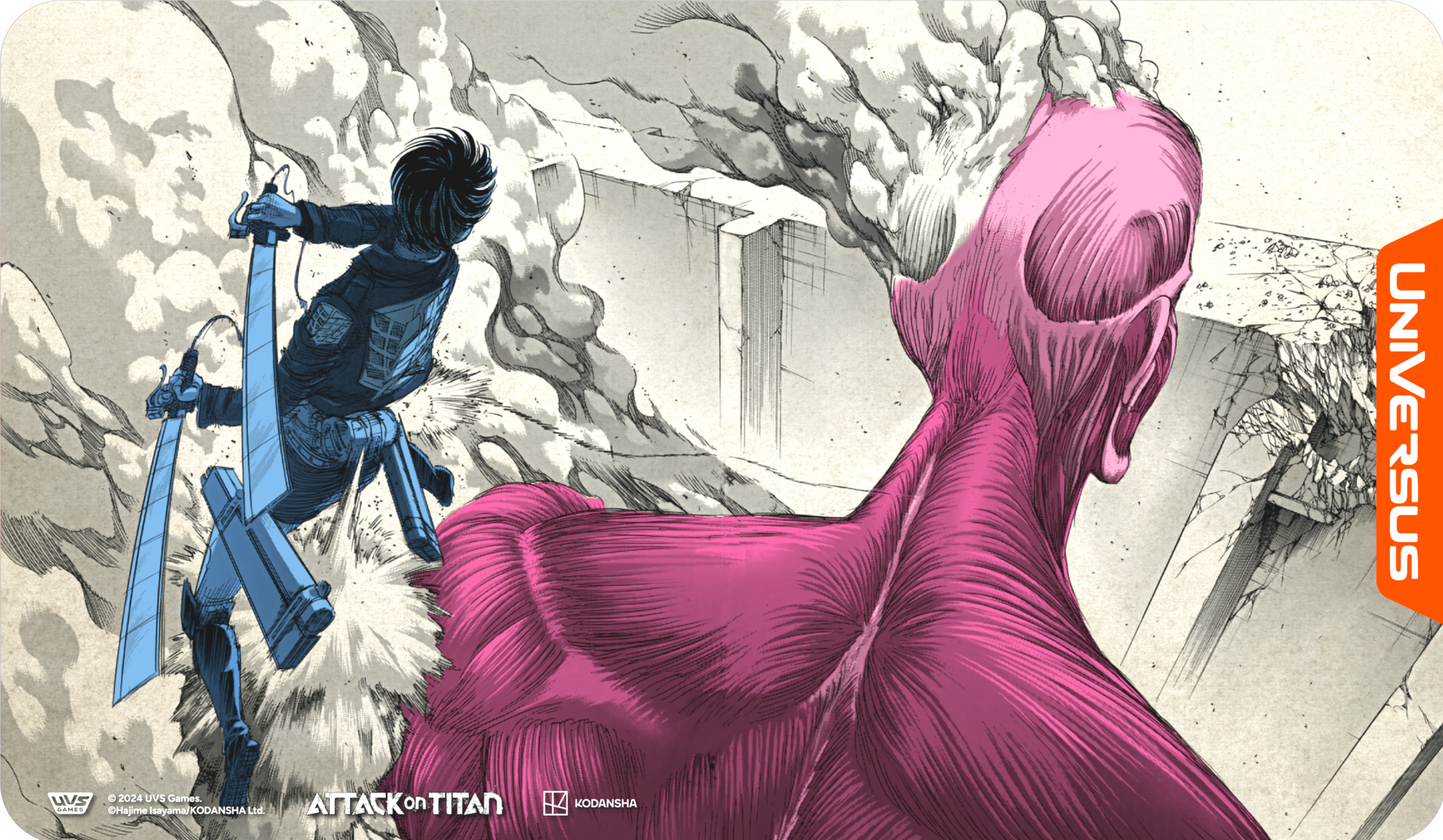 UniVersus CCG: Attack on Titan Origins of Power- Lethal Strike Playmat | 810155271497