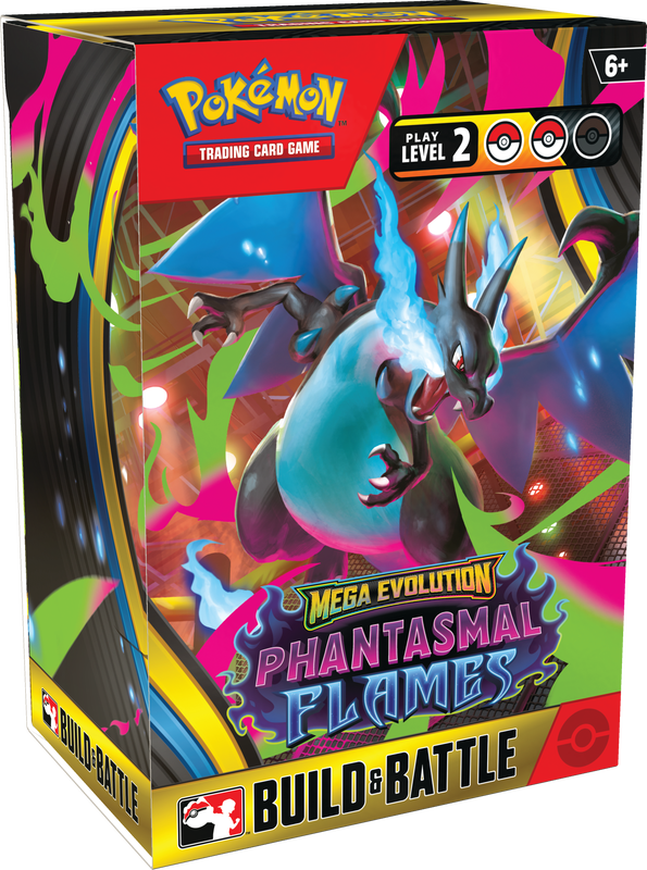 POKEMON ME02 PHANTASMAL FLAMES BUILD & BATTLE BOX DISPLAY | 196214124707