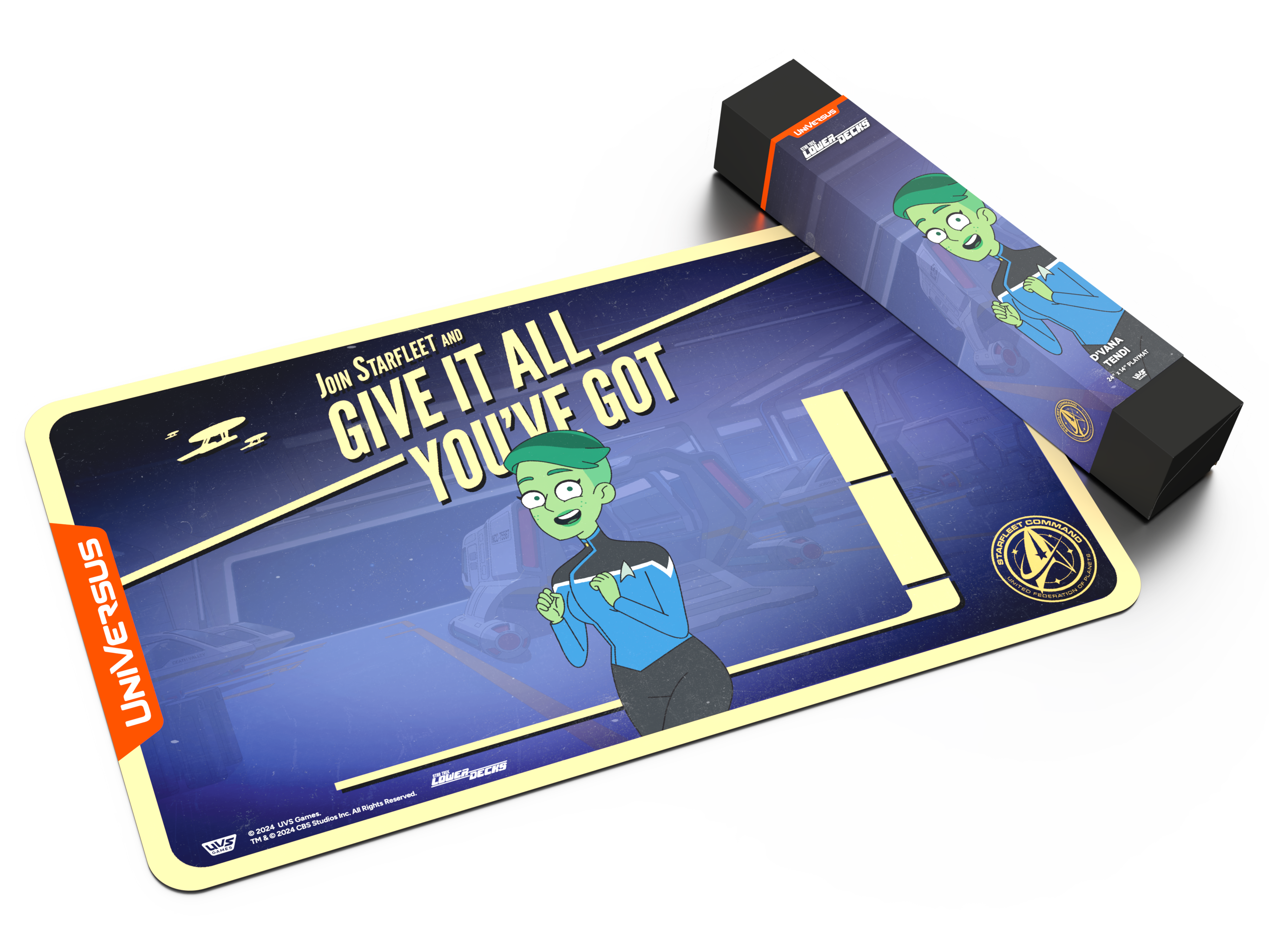 Universus CCG: Star Trek Lower Decks Challenger Series- Tendi Playmat | 810155271954