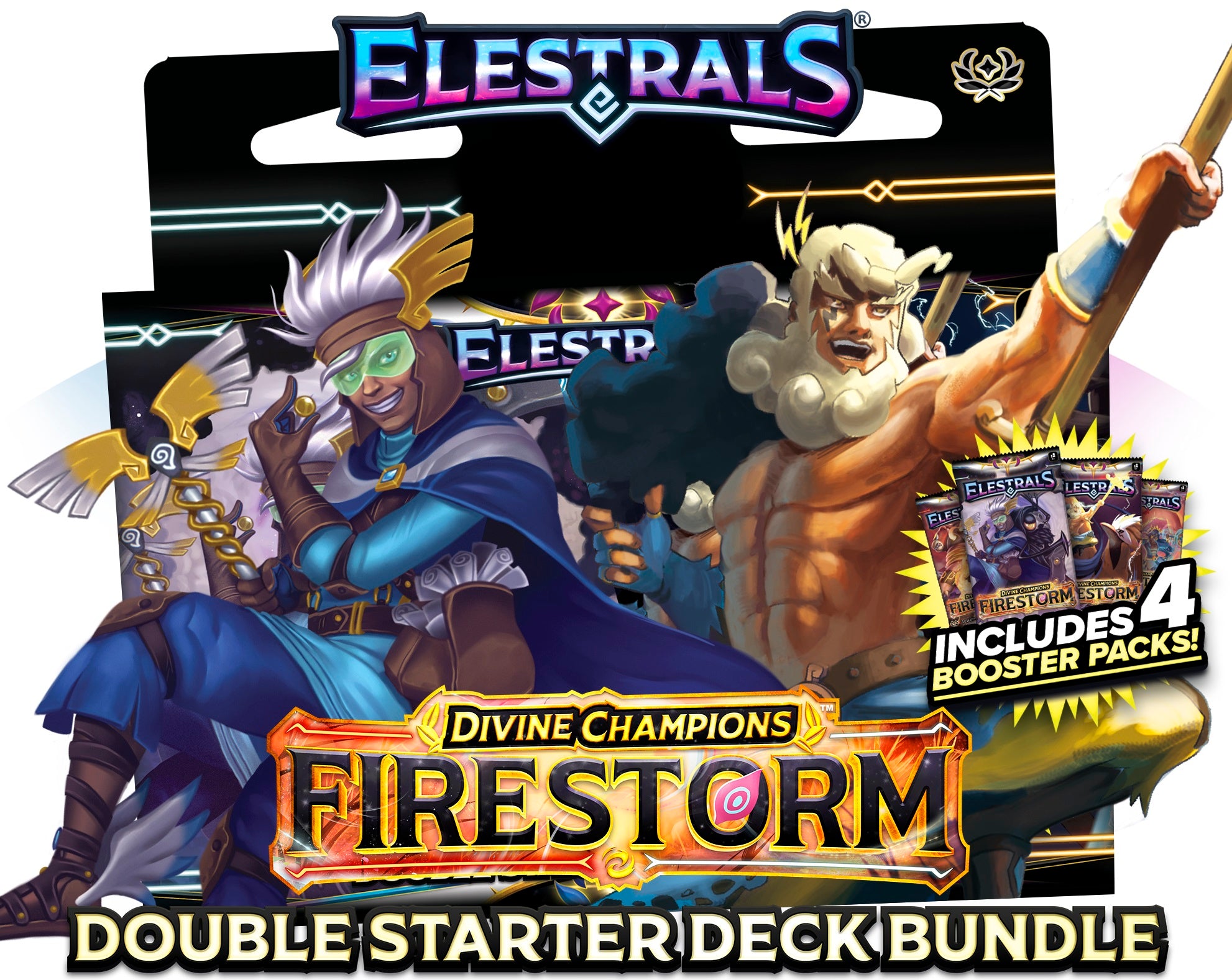 ELESTRALS FIRESTORM HERMES VS. ZEUS DOUBLE STARTER DECK BUNDLE | 810148651244