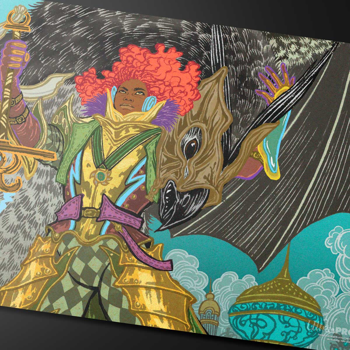 UP PLAYMAT MTG 2025 MULTIPLANAR RACE SET BORDERLESS RACER 9 | 074427386979