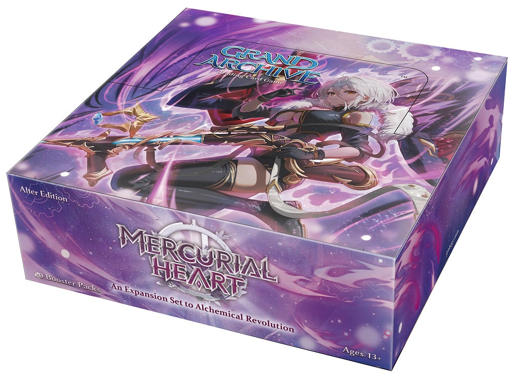 GRAND ARCHIVE TCG MERCURIAL HEART ALTER EDITION BOOSTER | 123456789012
