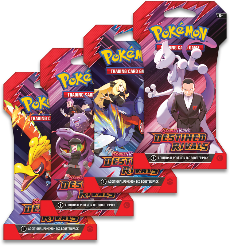 SLEEVED POKEMON SV10 DESTINED RIVALS PACK | 196214111233