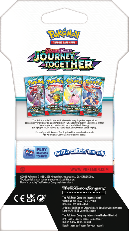 SLEEVED POKEMON SV9 JOURNEY TOGETHER PACK | 196214108264