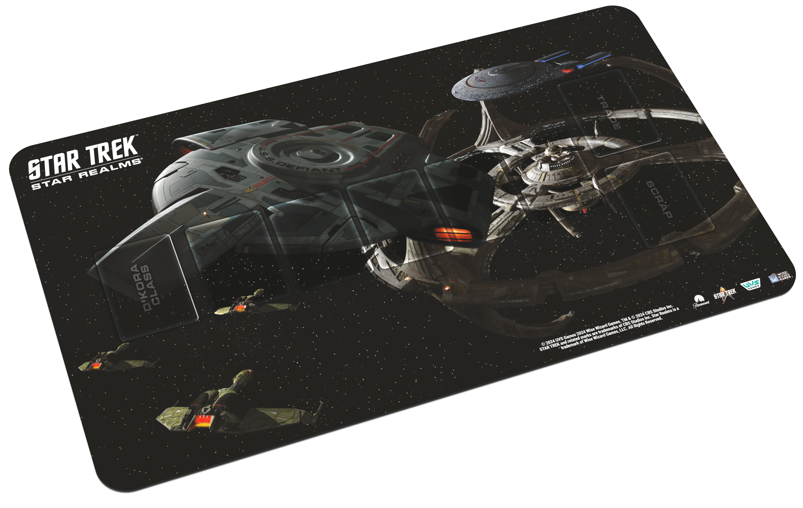 Star Trek: Star Realms- U.S.S. Defiant Playmat | 810155271671