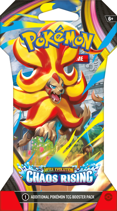 SLEEVED POKEMON ME04 CHAOS RISING PACK | 196214140424