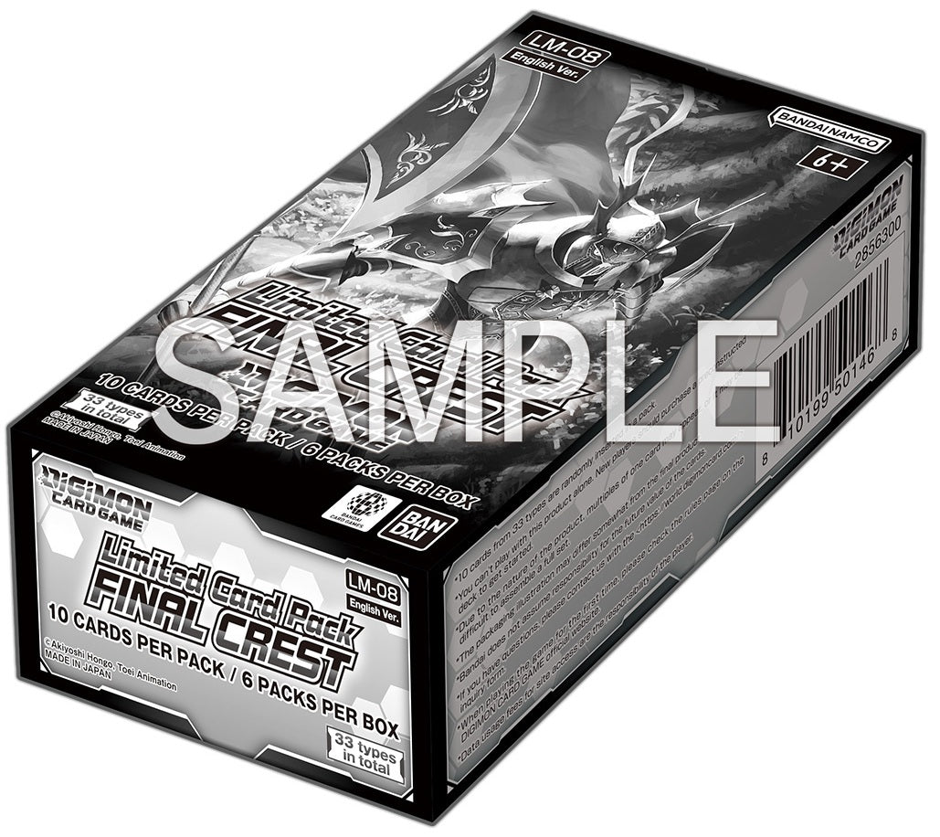DIGIMON CG LM-08 FINAL CREST LIMITED CARD PACK | 810199501468