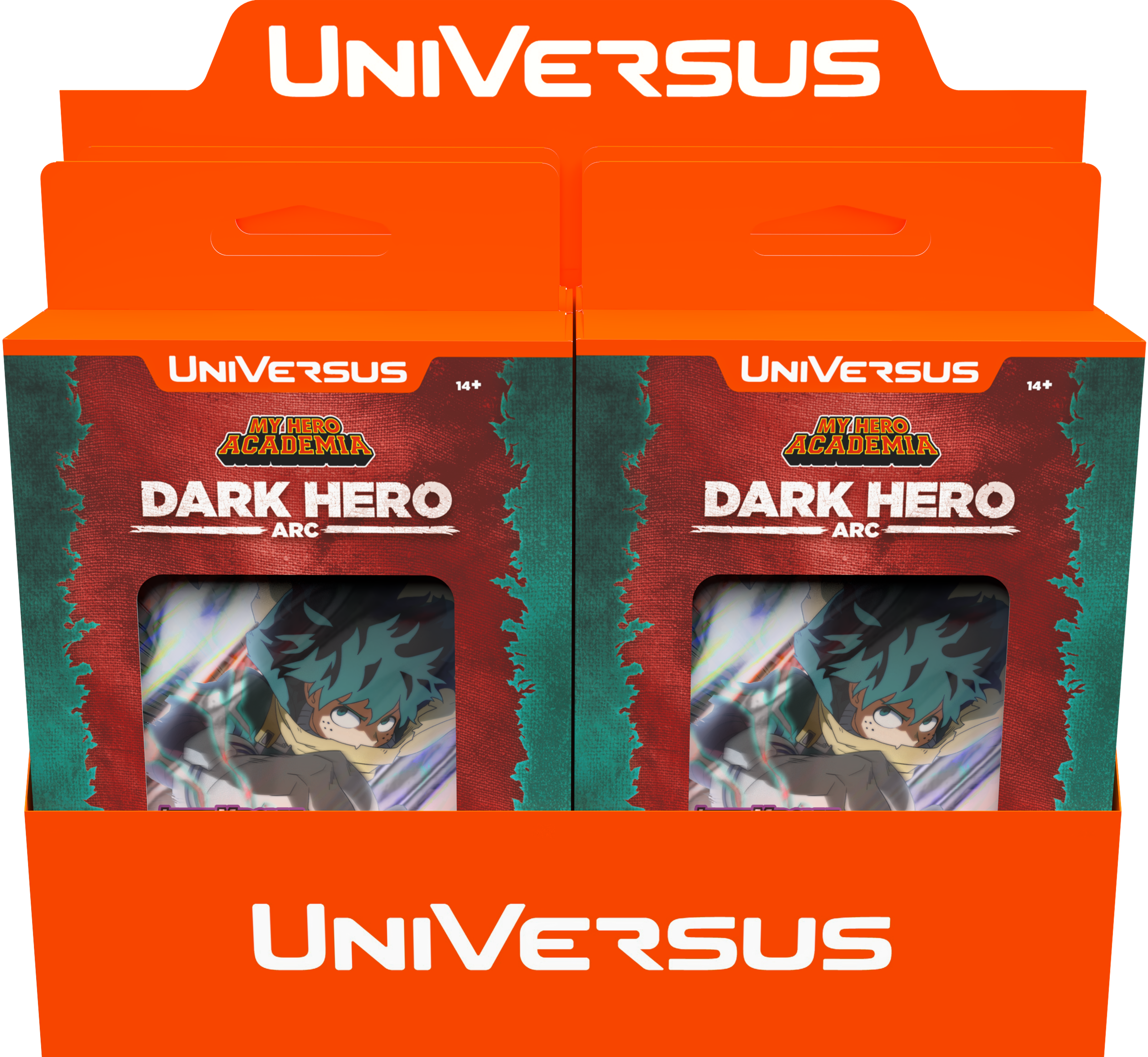 UniVersus CCG: My Hero Academia- Dark Hero Arc- Challenger Series Display | 810155271091