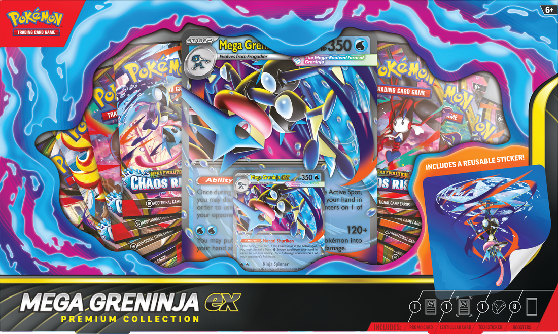 POKEMON MEGA GRENINJA EX PREMIUM COLLECTION | 196214155923