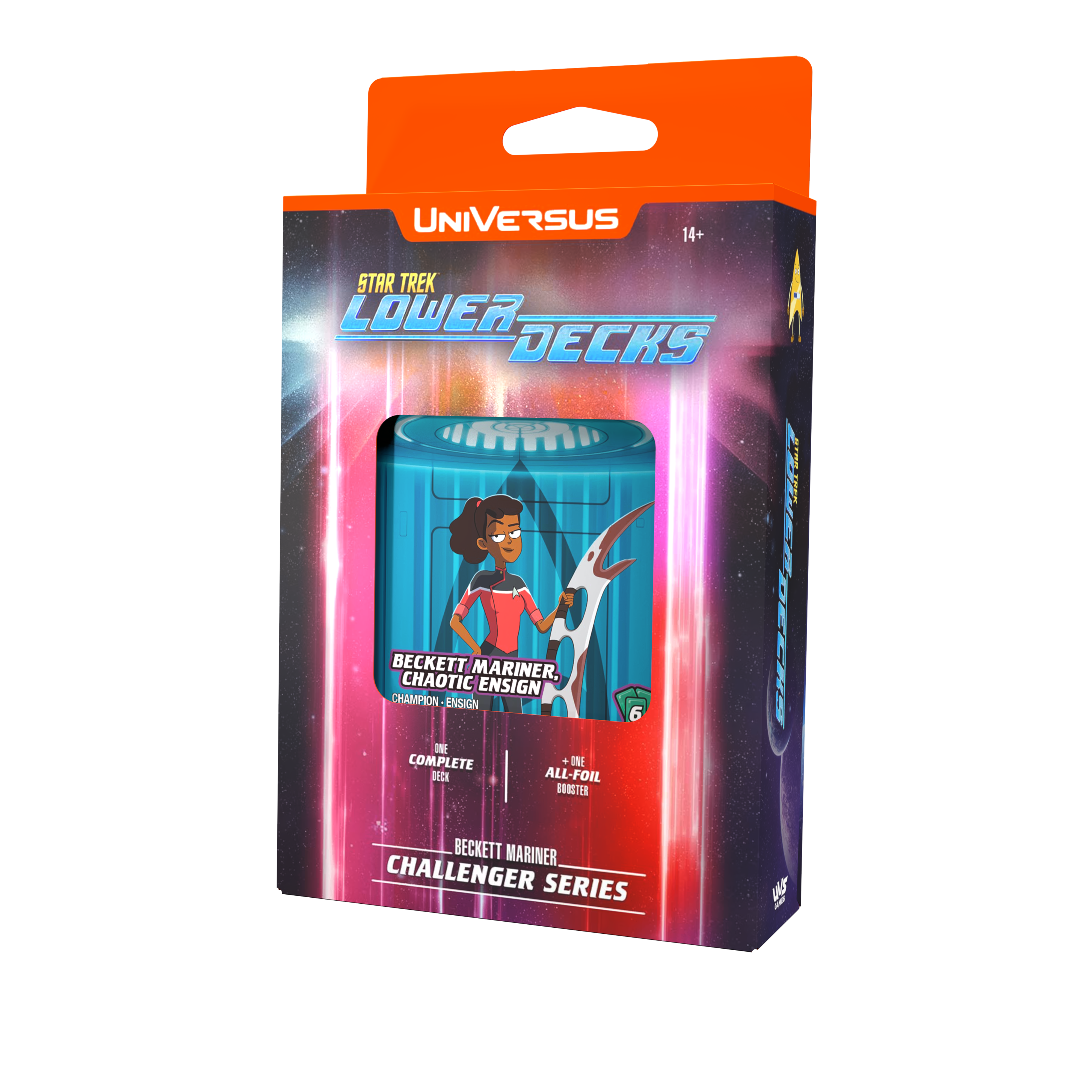 UniVersus CCG: Challenger Series Display- Star Trek Lower Decks Display | 810155271343