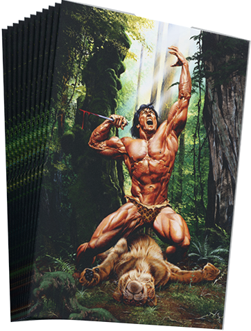 OVERPOWER: EDGAR RICE BURROUGHS AND THE WORLD LEGENDS SLEEVES TITAN SHIELD TARZAN 100CT | 850071448054