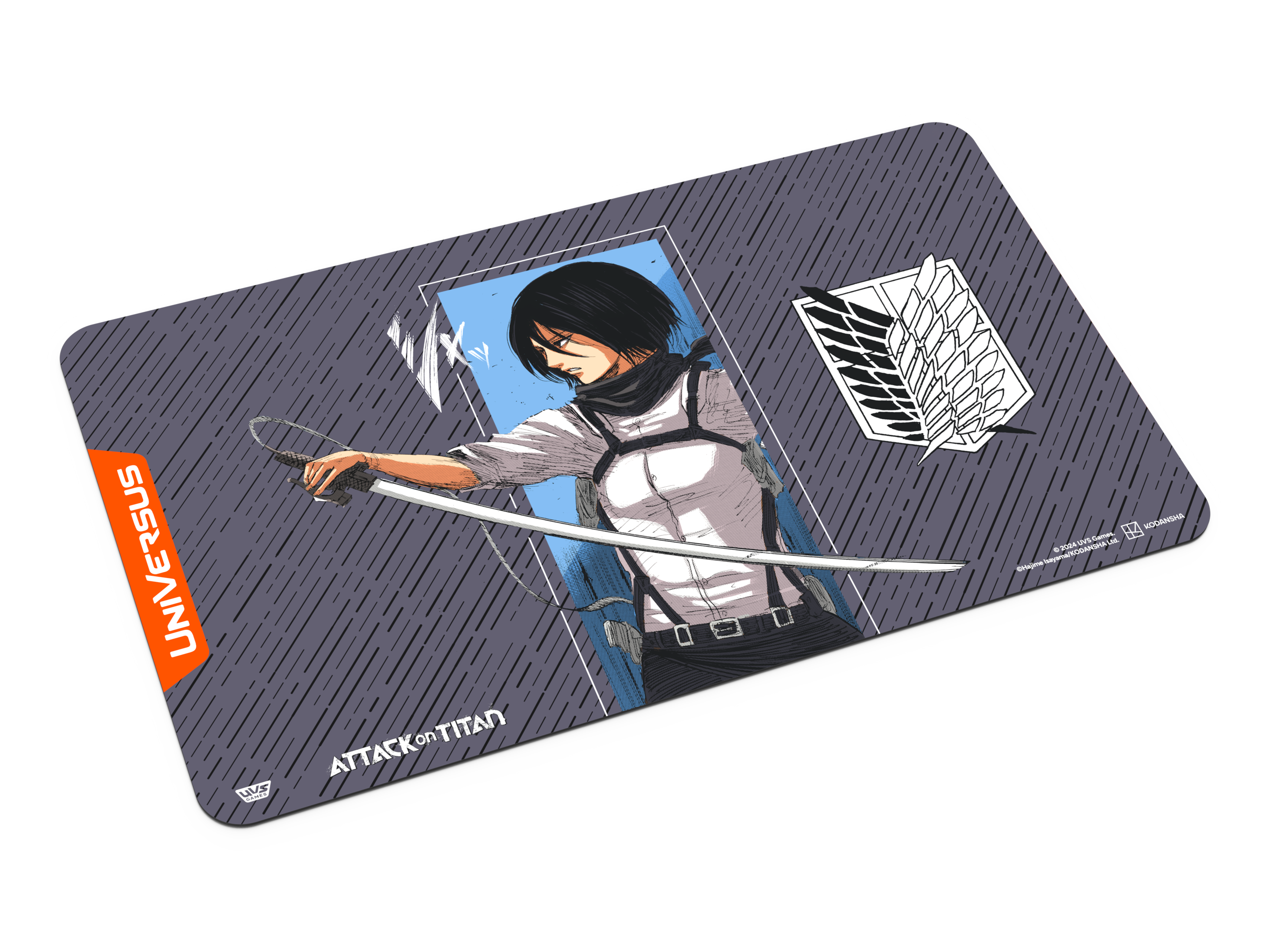 UniVersus CCG: Attack on Titan Battle for Humanity- Mikasa Ackerman Playmat: | 810155271008