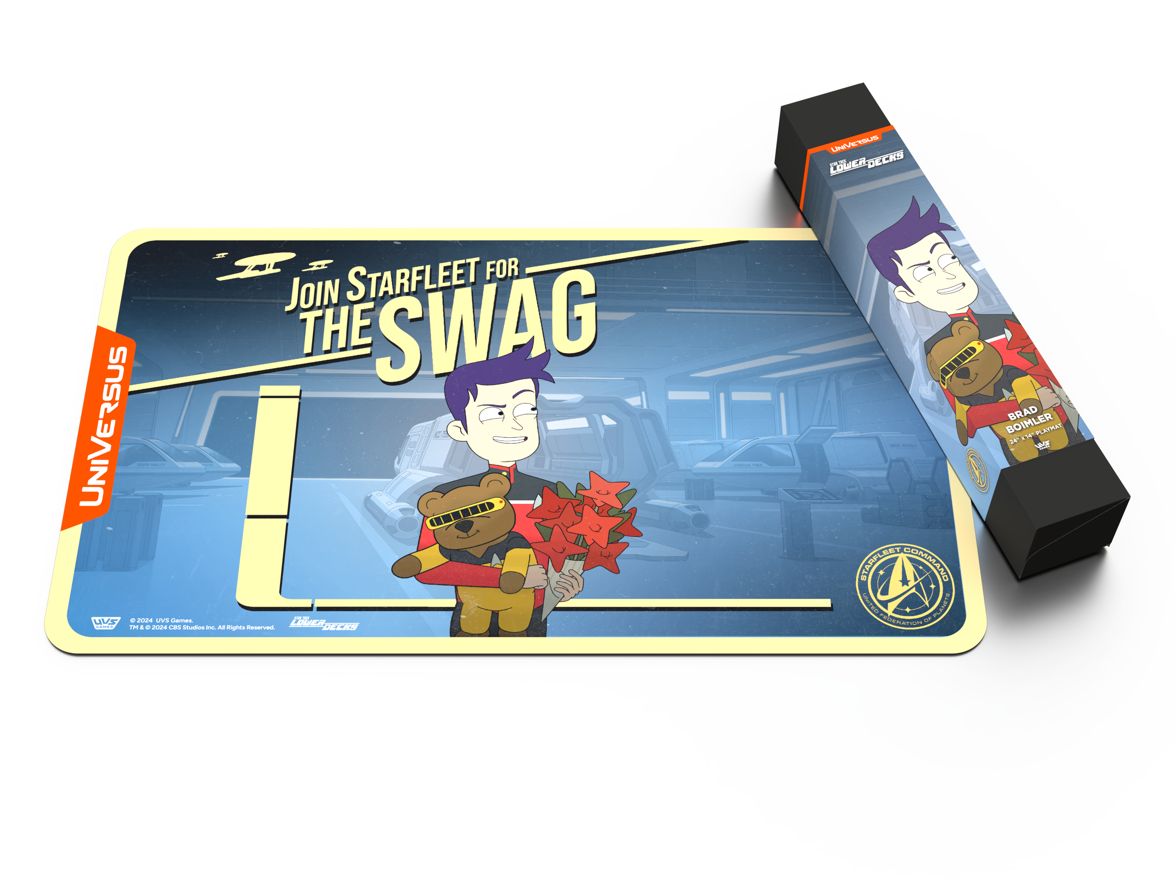 Universus CCG: Star Trek Lower Decks Challenger Series- Boimler Playmat | 810155271947