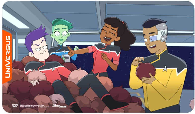 Universus CCG: Star Trek Lower Decks Challenger Series- Tribbles Playmat | 810155271909