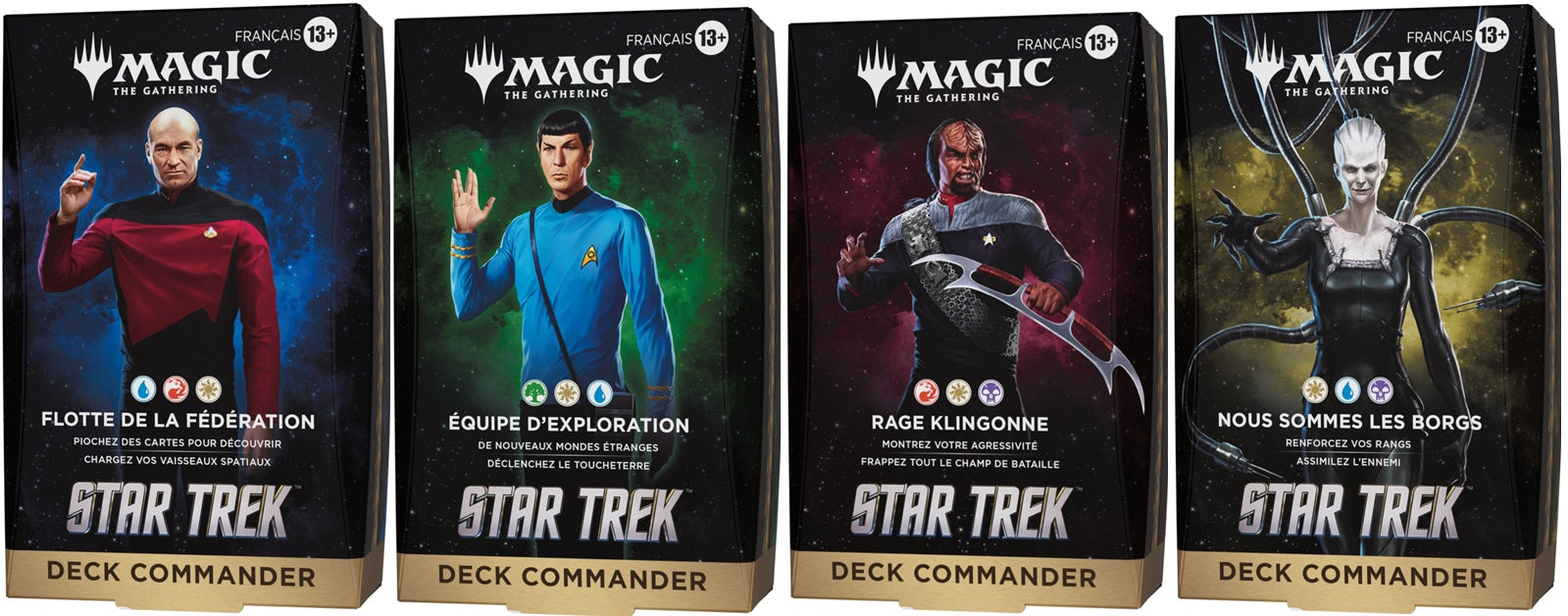 MTG FRENCH STAR TREK COMMANDER