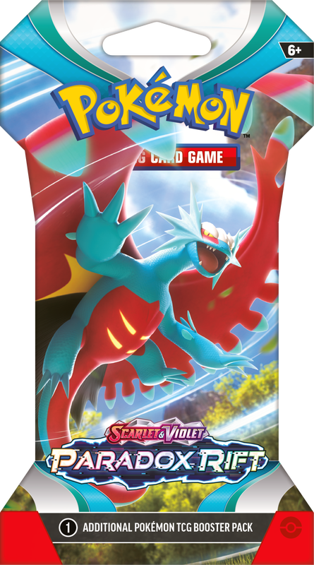 SLEEVED POKEMON SV4 PARADOX RIFT PACK | 820650854002