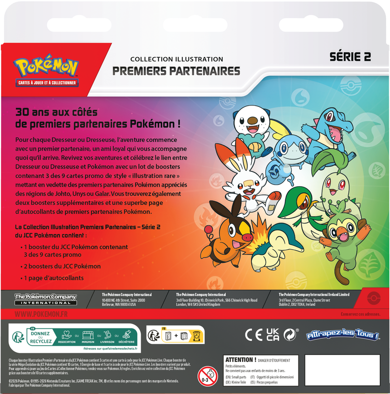 POKEMON FRENCH FIRST PARTNER ILLUSTRATION COLLECTION SERIES 2 | 196214139770