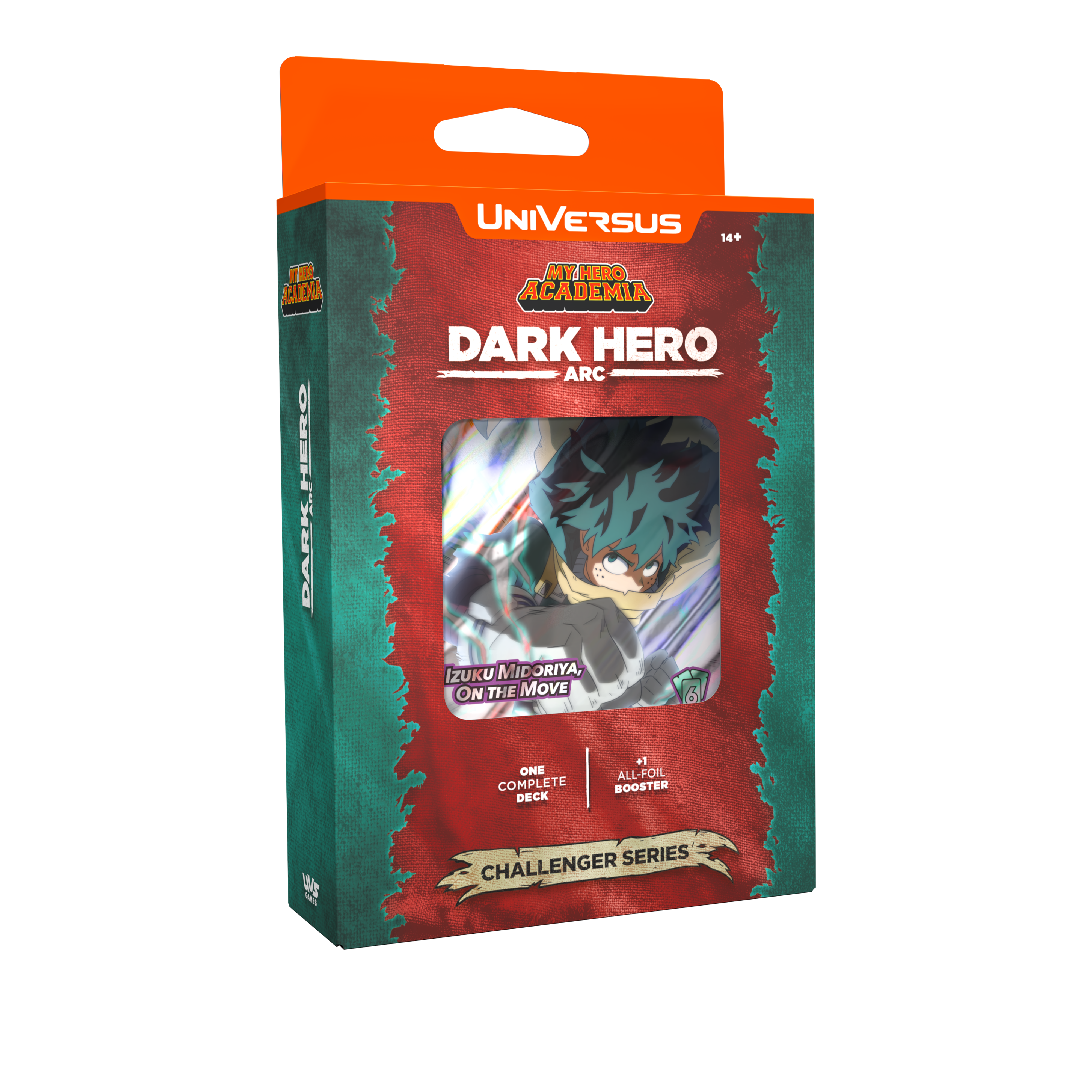 UniVersus CCG: My Hero Academia- Dark Hero Arc- Challenger Series Display | 810155271091
