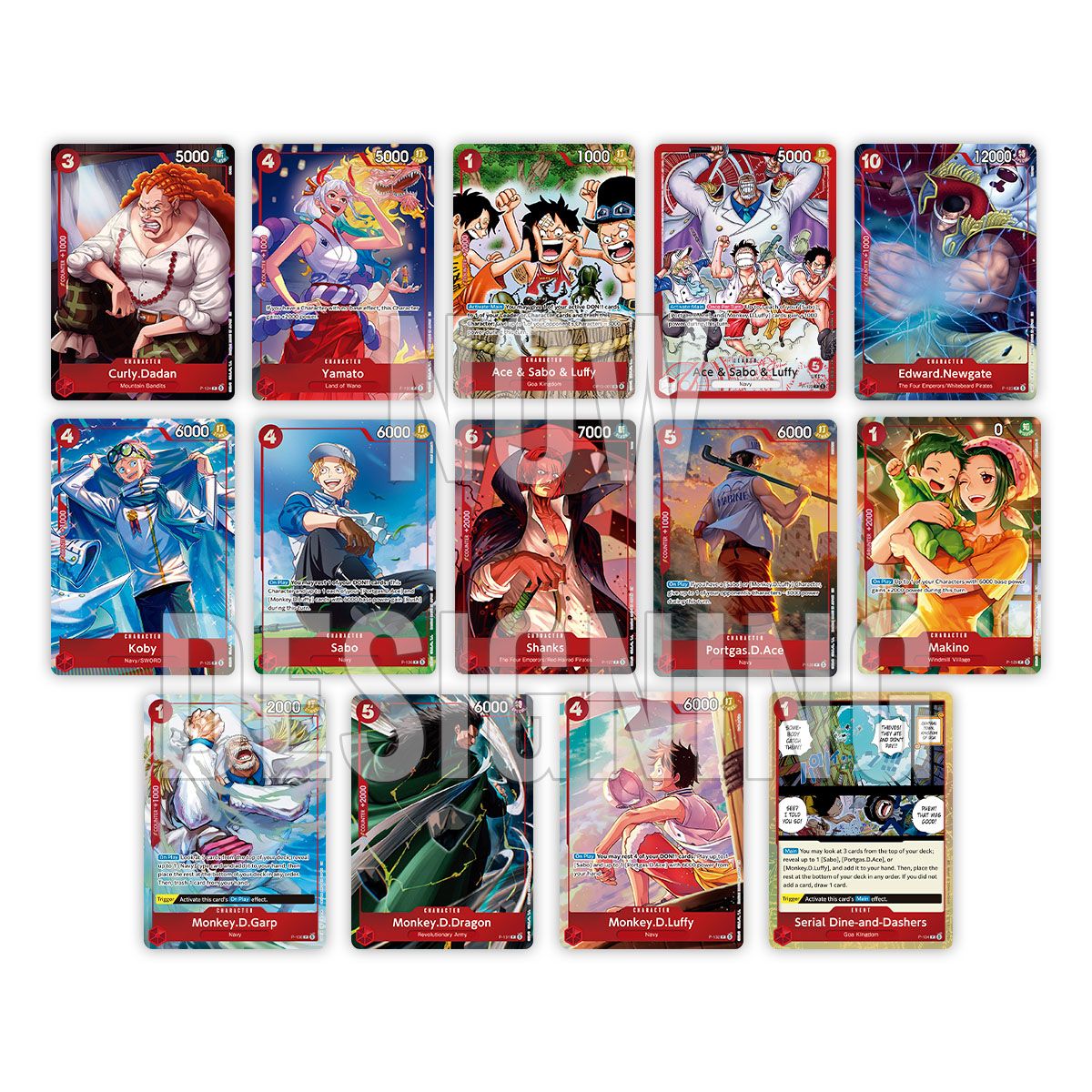 One Piece CG Premium Card Collection Best Selection Ace & Sabo & Luffy