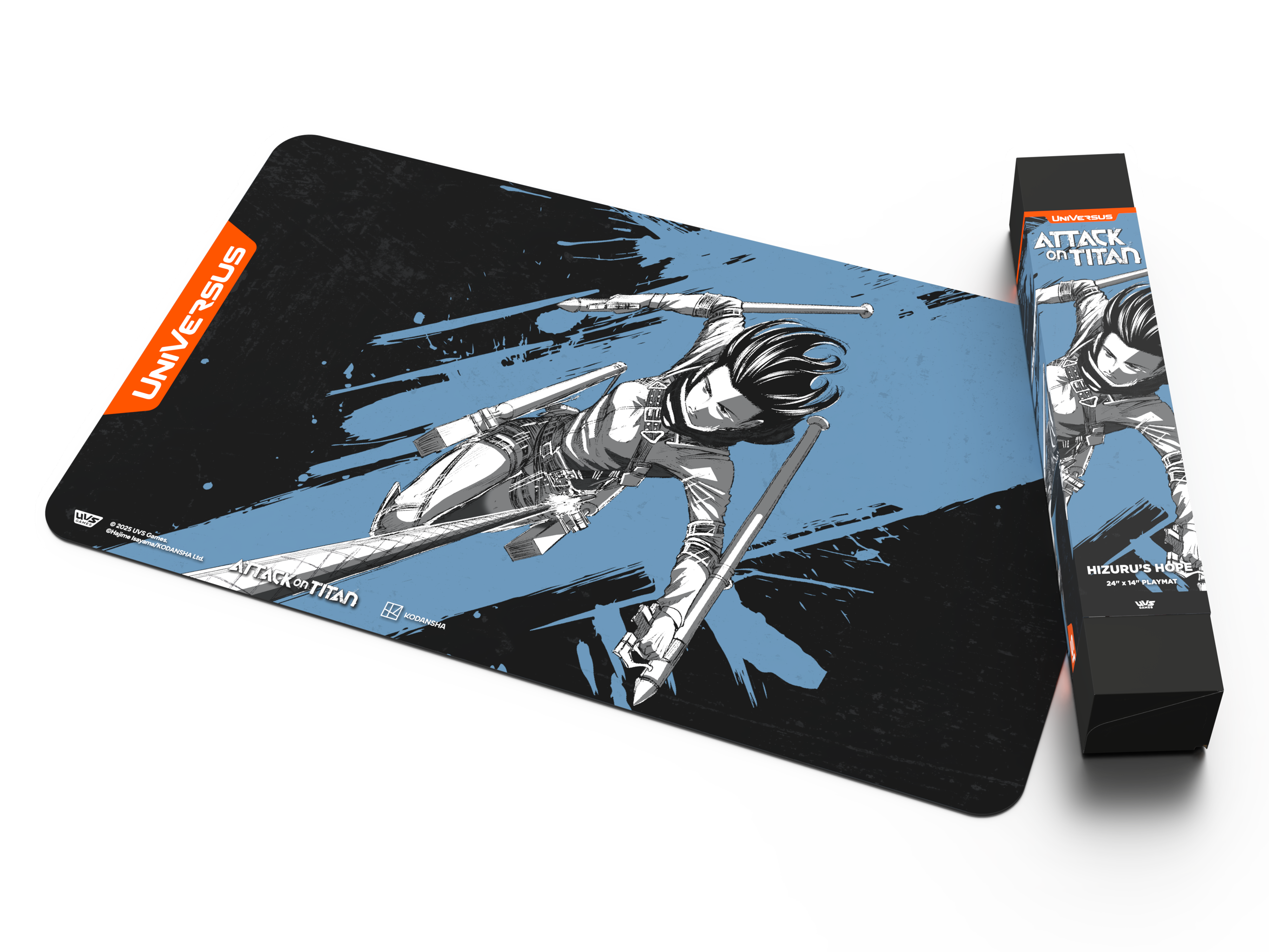 UniVersus CCG: Attack on Titan Apocalypse- Hizuru’s Hope (Mikasa Ackerman) Playmat | 810155272111