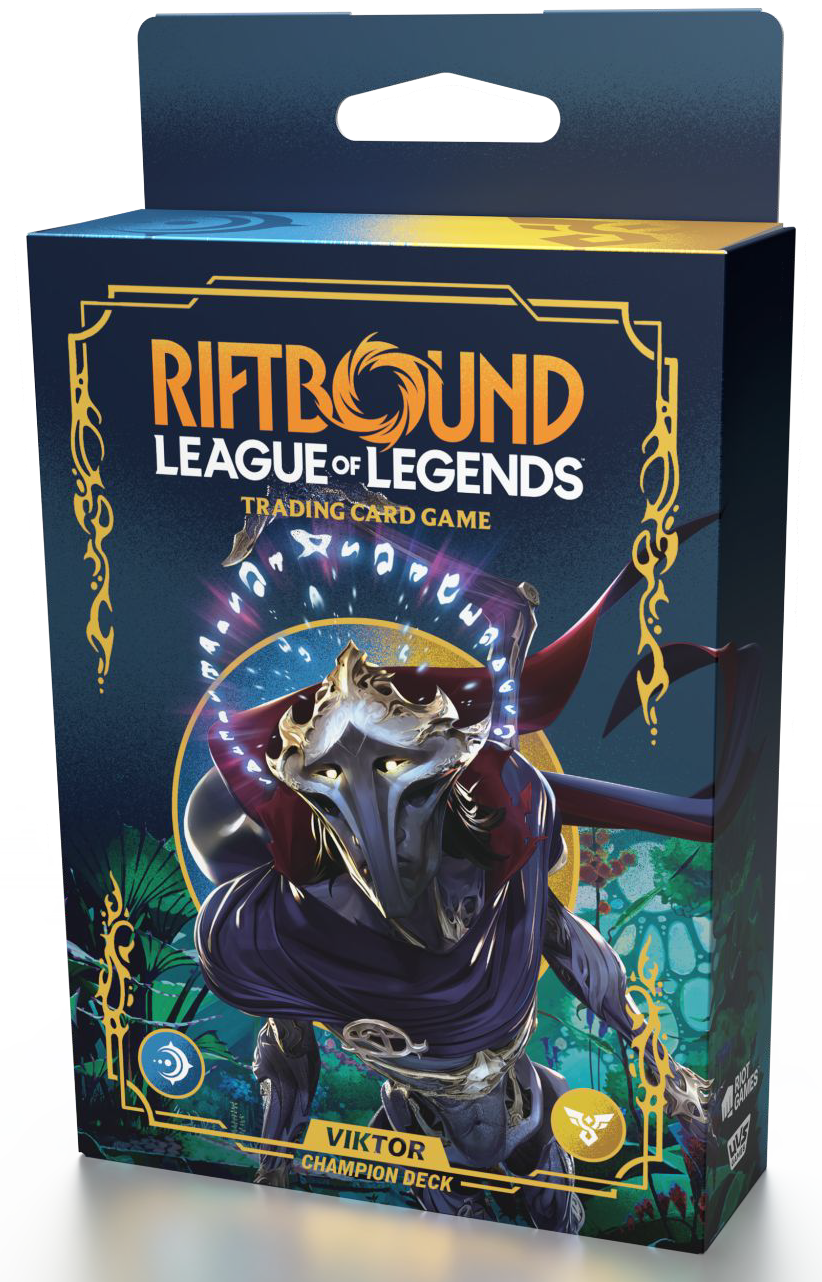 RIFTBOUND LEAGUE OF LEGENDS TCG ORIGINS CHAMPION DECK VIKTOR 4CT DISPLAY | 810155273293