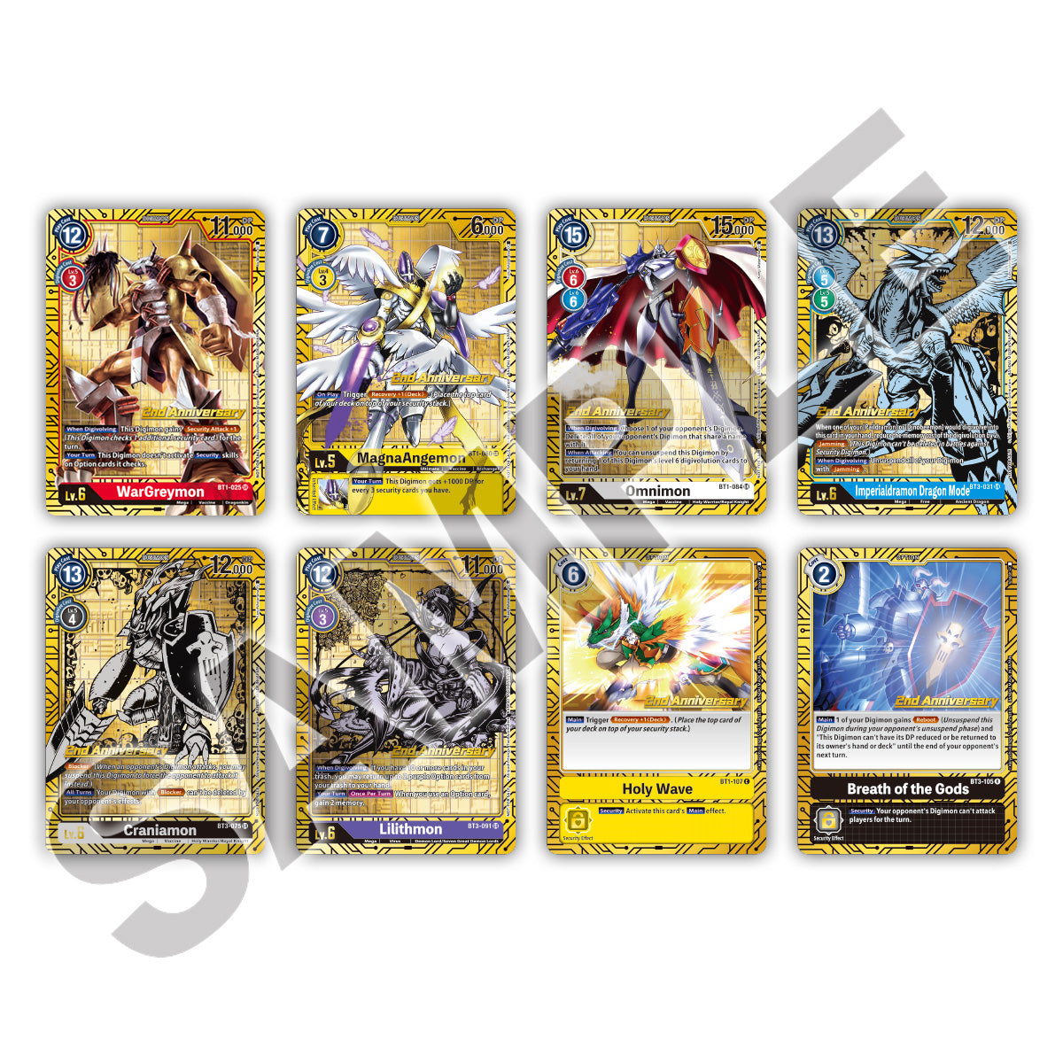 DIGIMON 2ND ANNIVERSARY SET | 811039039035