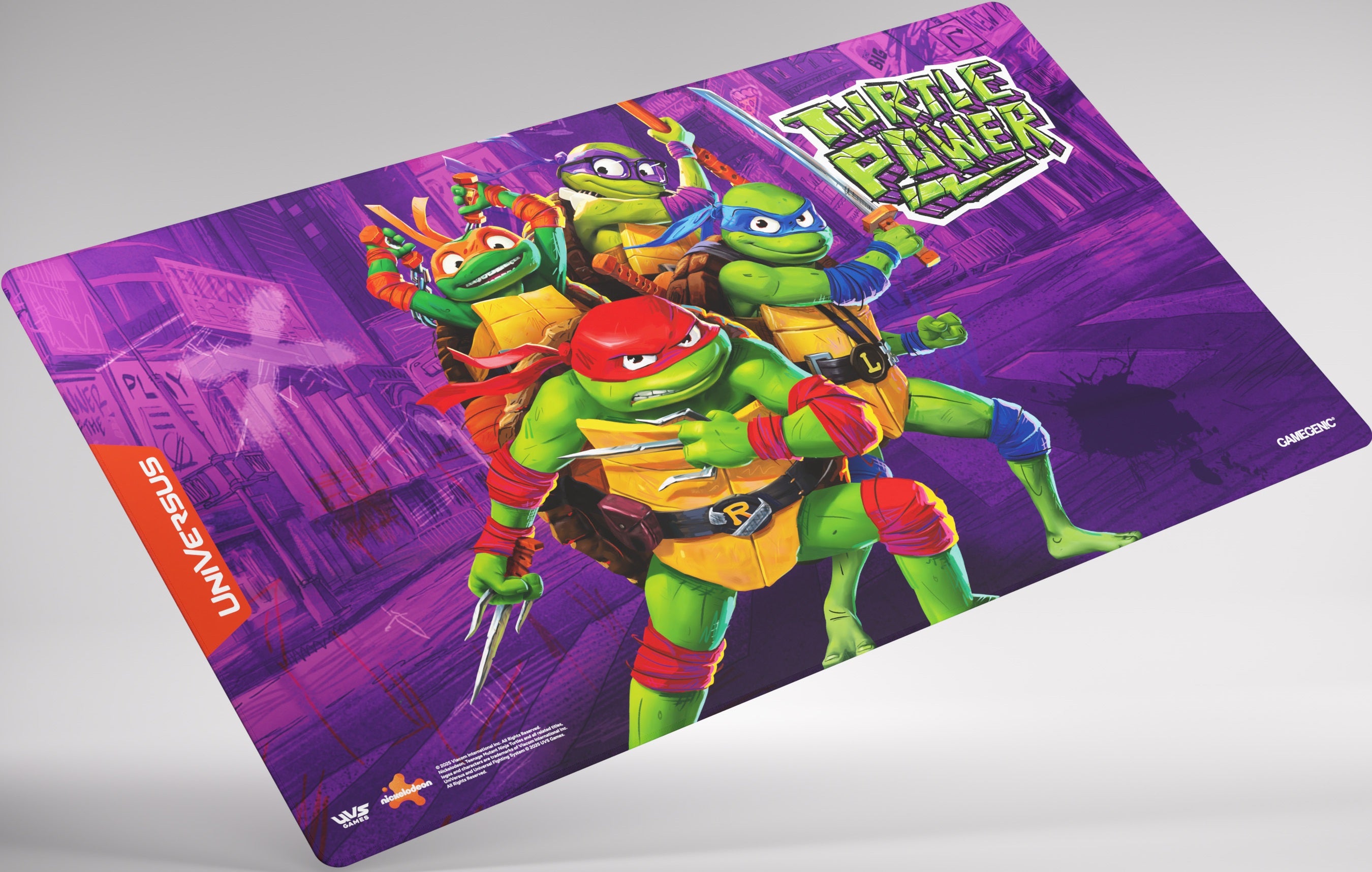 TEENAGE MUTANT NINJA TURTLES PLAYMAT TURTLE POWER | 810155272852